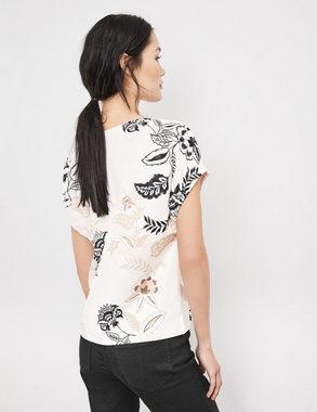 Taifun Kurzarmshirt Shirt mit Floralprint