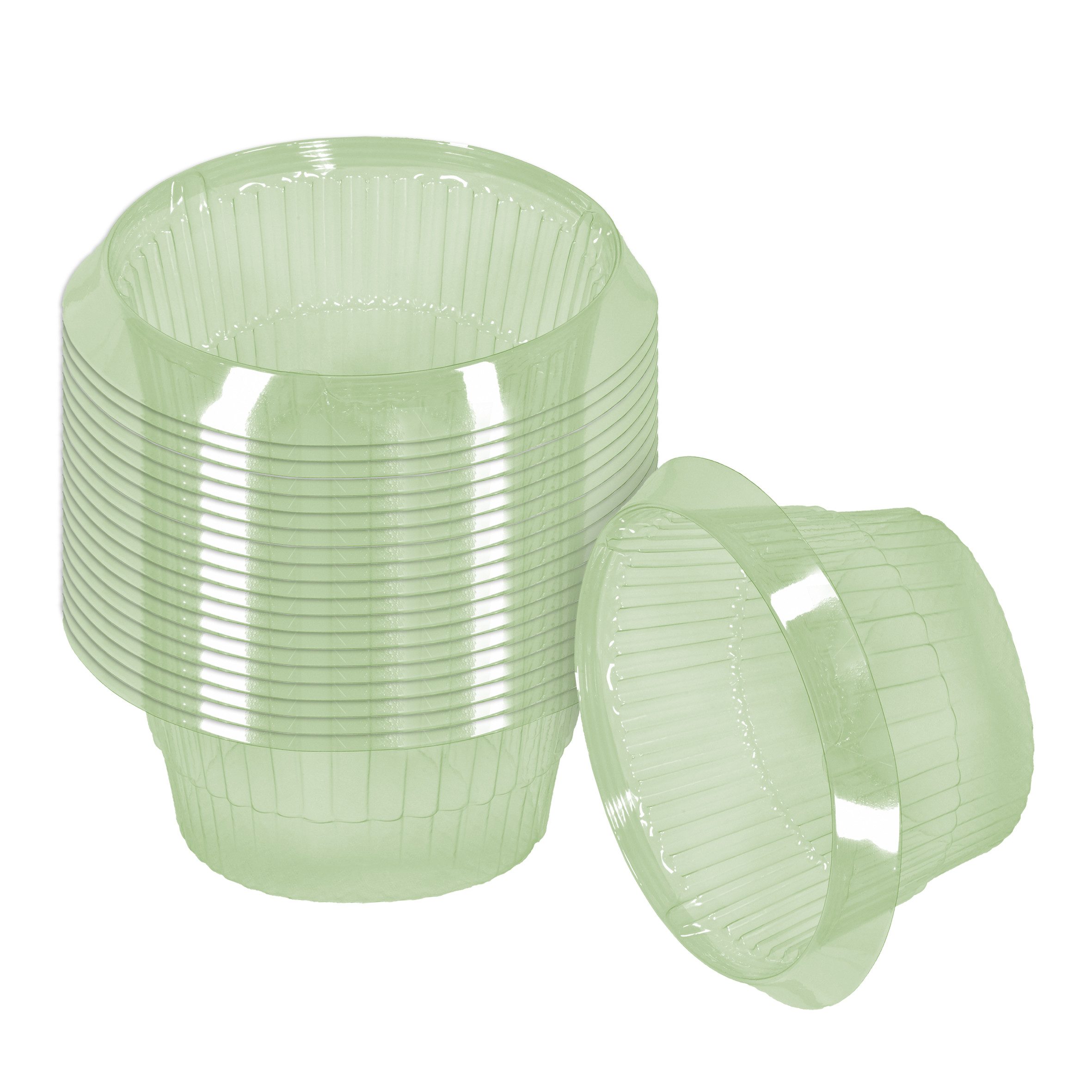Schneckenkante Kunststoff Schneckenschutz Ring 20 cm grün - 20 Stück