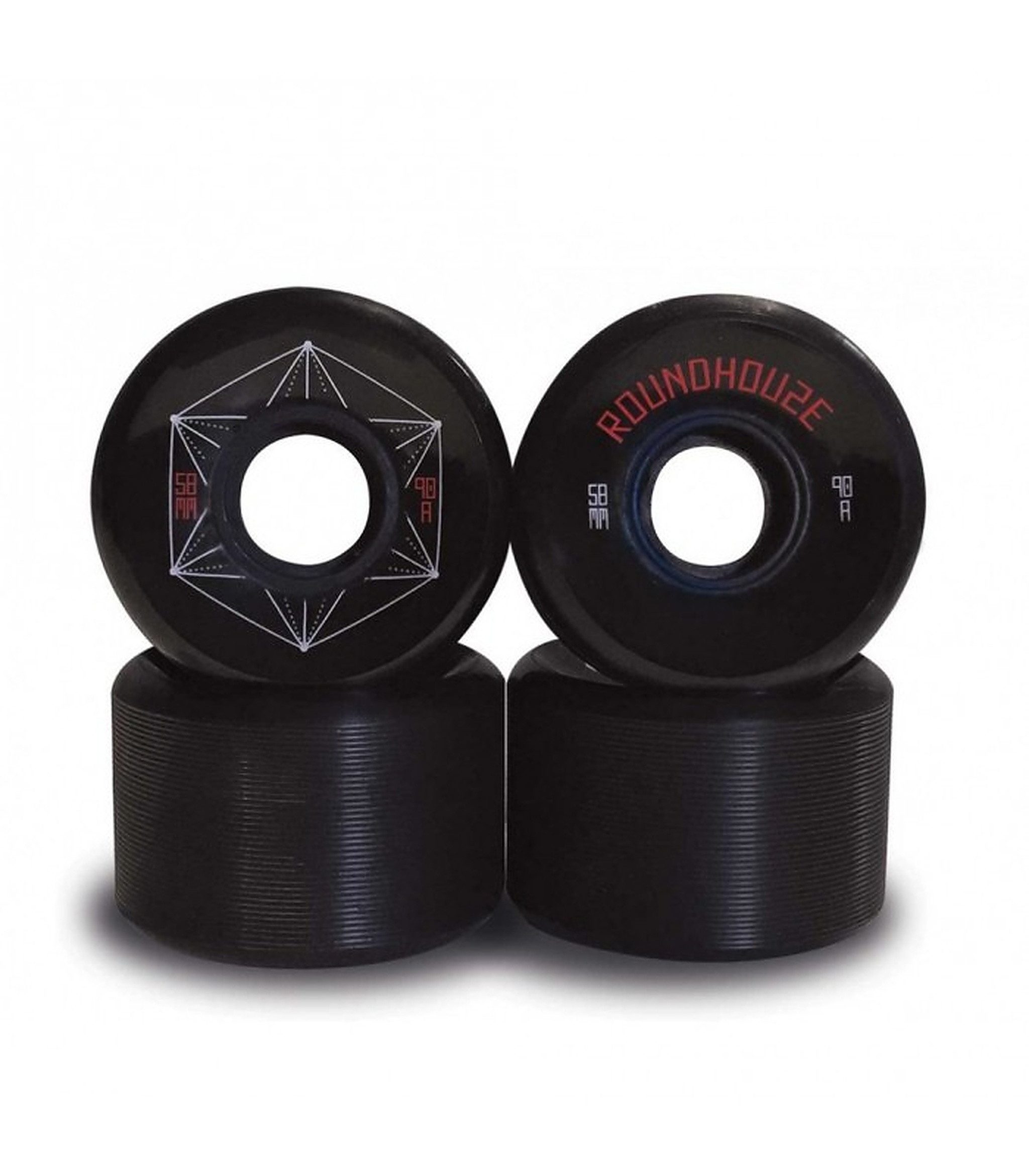 Carver Skateboards Longboard-Rolle Carver Roundhouse Park Wheels 58mm (Set, 95A)