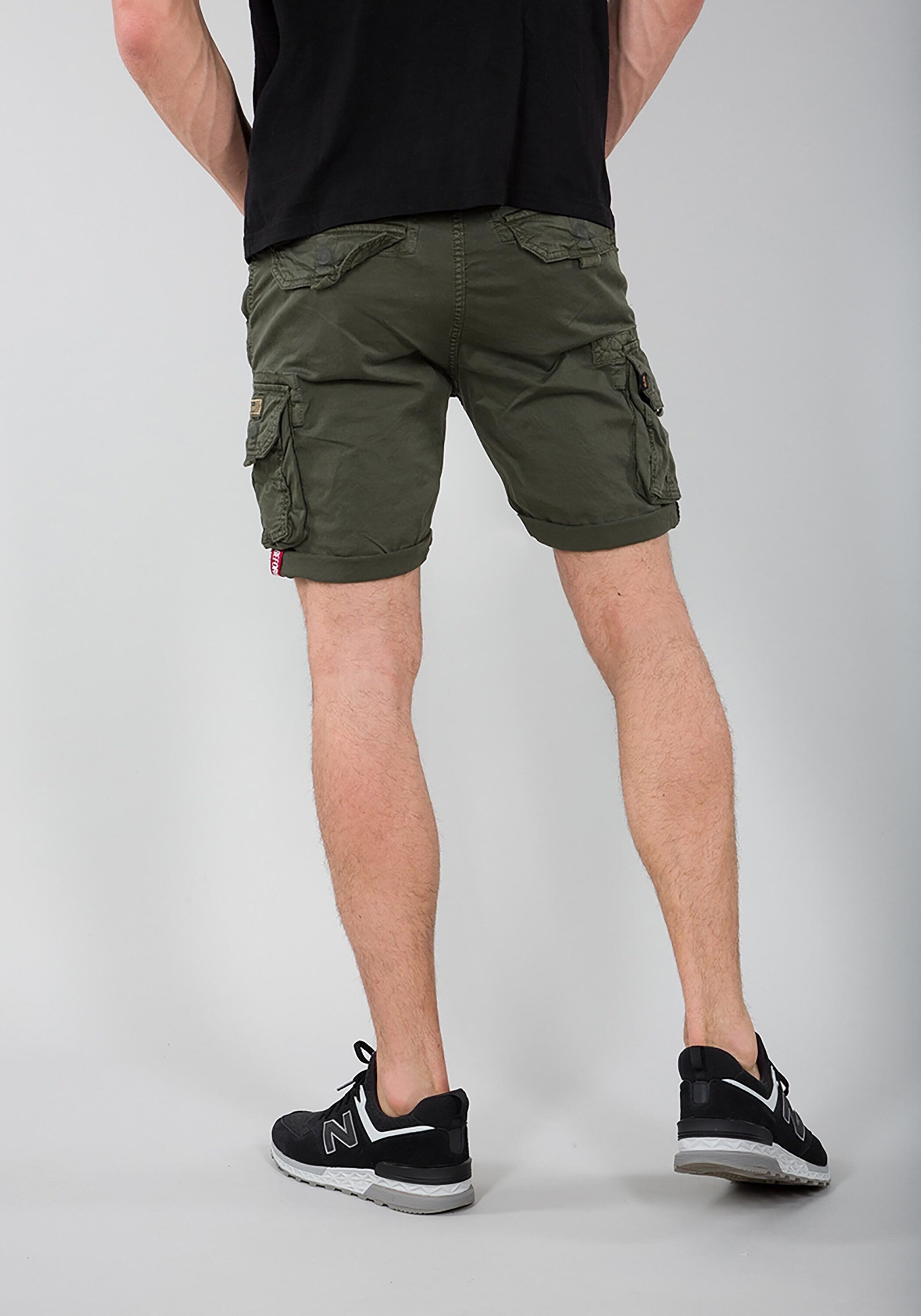 dark Shorts - Alpha Industries Short olive Men Industries Alpha Shorts Crew