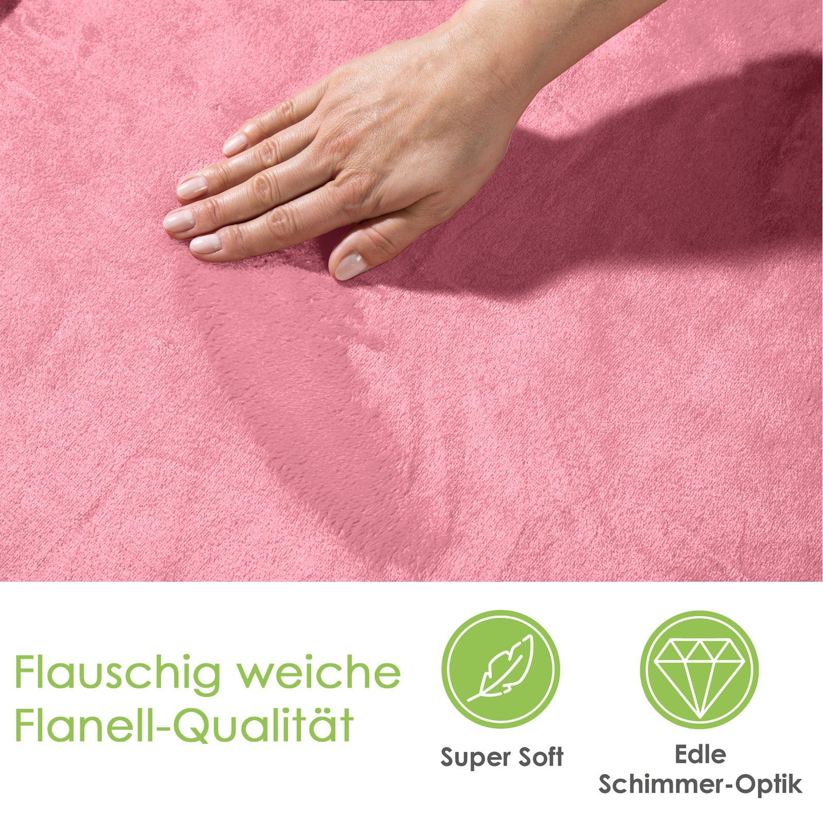 Wohndecke Premium Super Soft Flanell Kuscheldecke Sofadecke, heimtexland, s günstig online kaufen