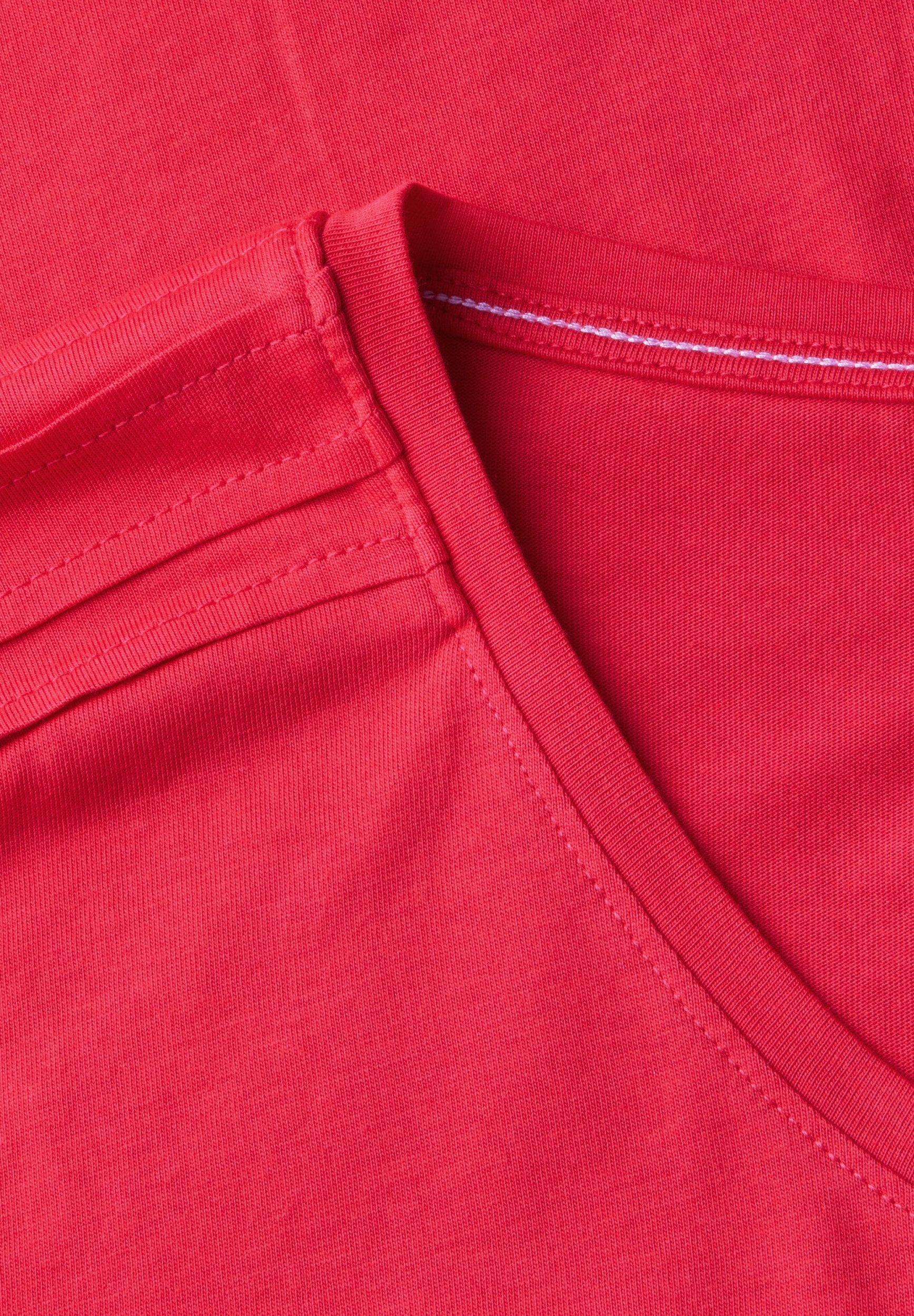 CECIL T-Shirt NOS Solid Deco Shoulder günstig online kaufen