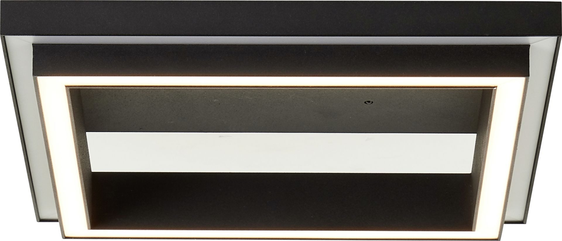 Brilliant Deckenleuchte Brilliant Tuya Smart LED Panel Palva schwarz 30 x, Inkl. Leuchtmittel, Dimmbar ohne Bewegungsmelder Smart Home-fähig