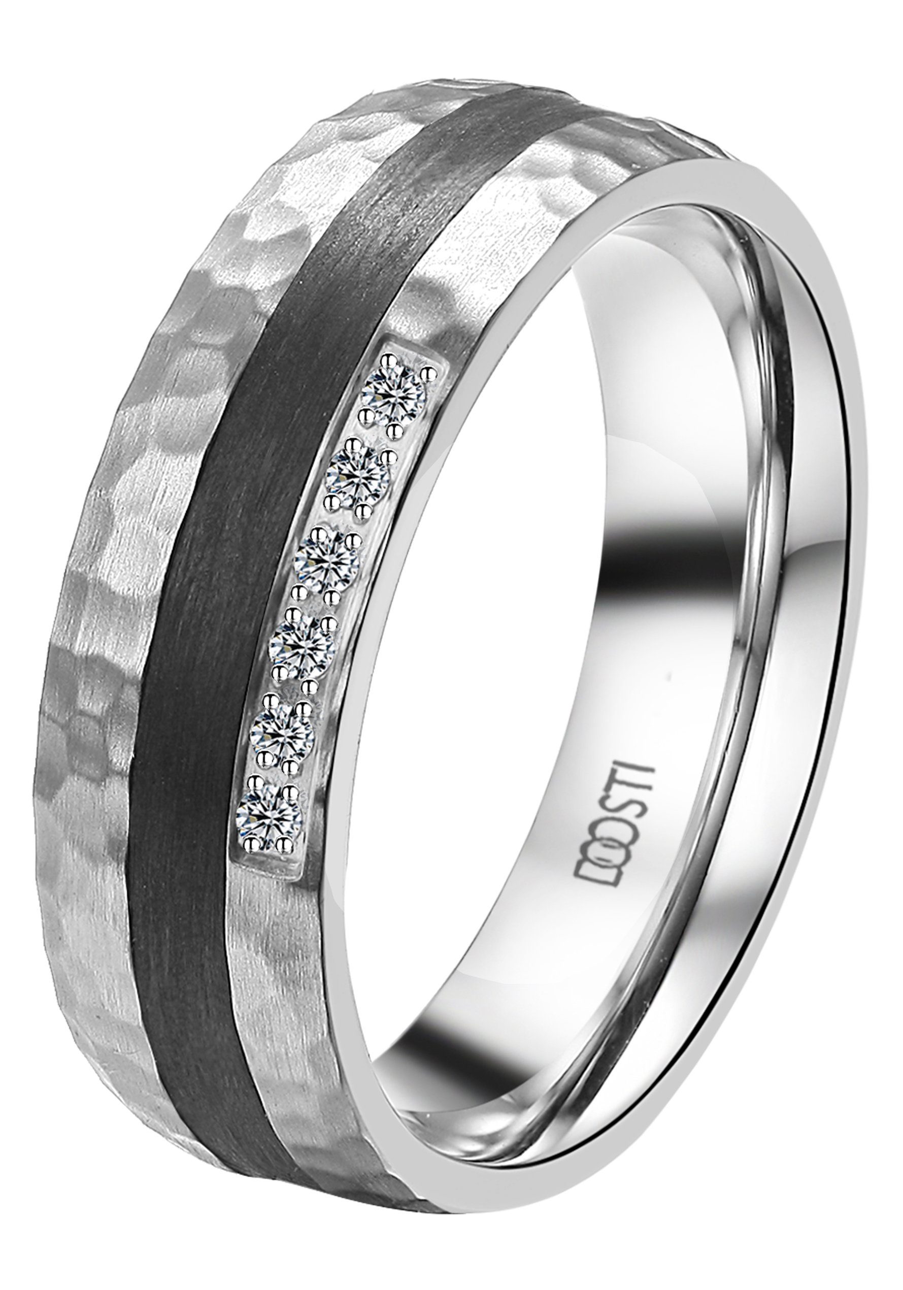 DOOSTI Trauring Schmuck Geschenk Edelstahl Trauring Ehering Partnerring LIE günstig online kaufen