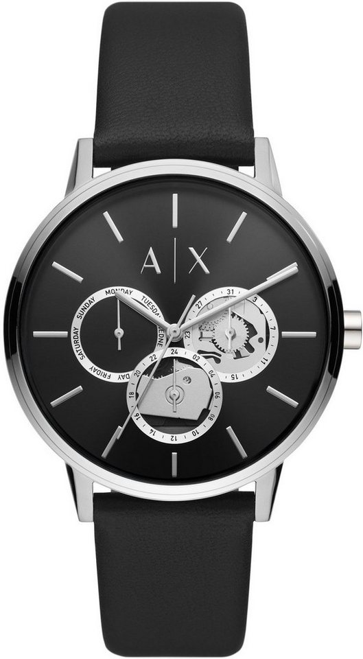 ARMANI EXCHANGE Multifunktionsuhr AX2745, Edelstahlgehäuse silberfarben, Ø  ca. 42mm