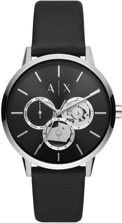 ARMANI EXCHANGE Multifunktionsuhr AX2745, Quarzuhr, Armbanduhr, Herrenuhr, 12/24-Stunden-Anzeige, analog