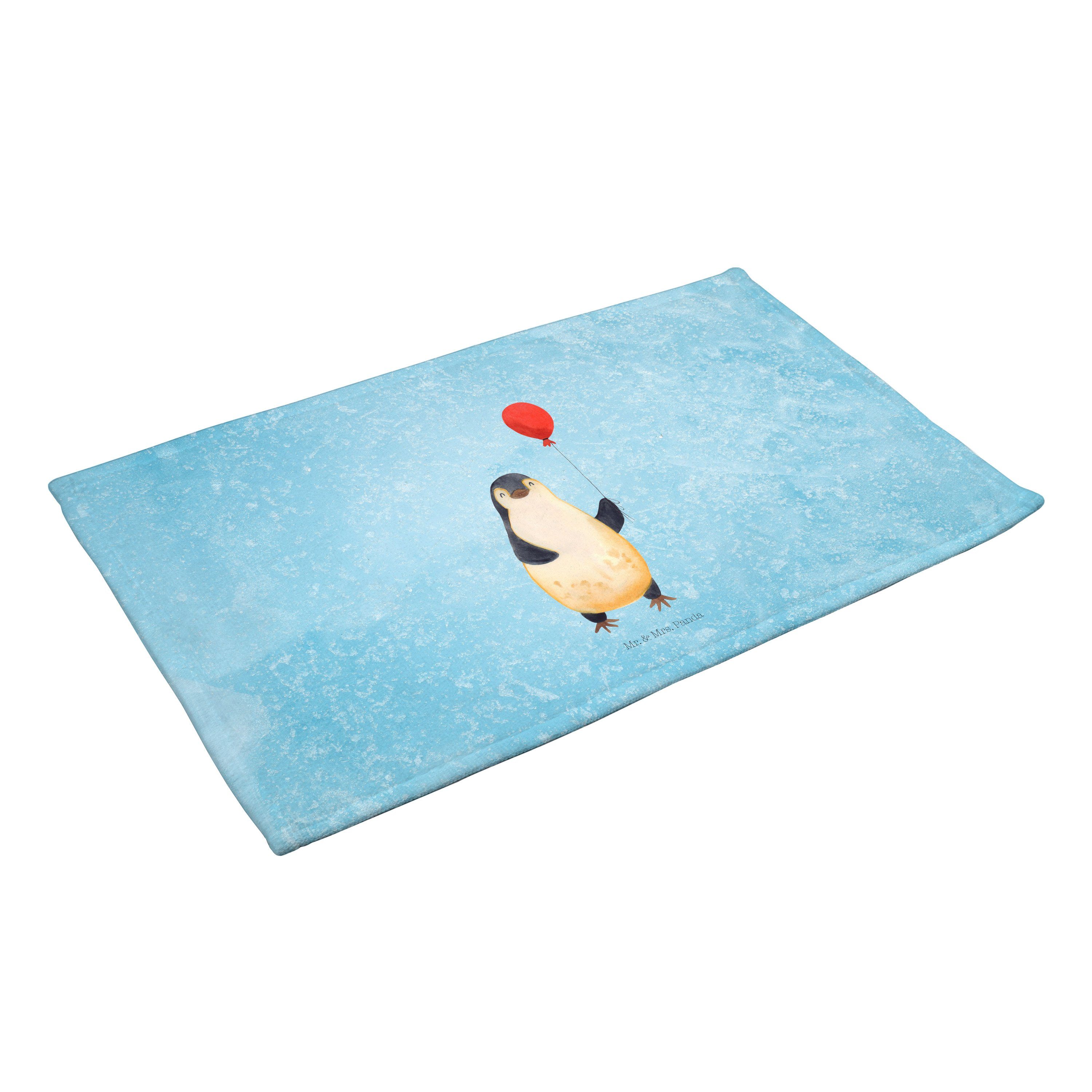 - Kinder Handtuch, Pinguin Mr. - Kirmes, (1-St) Rei, & Panda Mrs. Geschenk, Luftballon Handtuch Eisblau