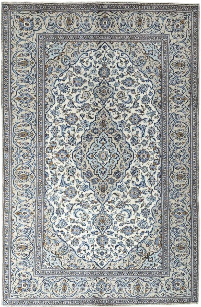 Orientteppich Keshan 194x301 Handgeknüpfter Orientteppich / Perserteppich, Nain Trading, rechteckig, Höhe: 12 mm