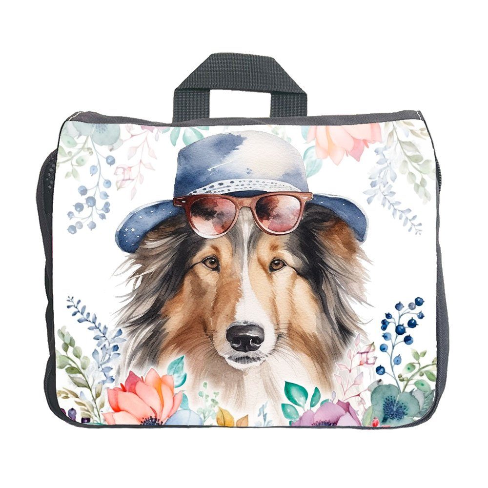 Cadouri Tiertransporttasche COLLIE, Aufbewahrungstasche für Hundezubehör, Tasche, Hundetasche, Hundezubehörtasche, Utensilientasche mit viel Stauraum