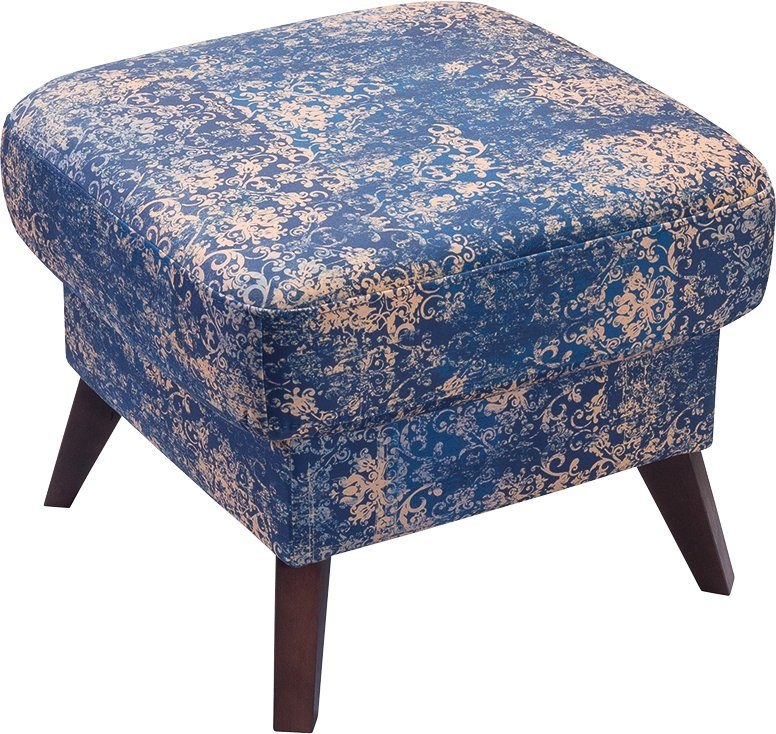 exxpo - sofa fashion Hocker Side, extravaganter Bezug, bequem und komfortabel