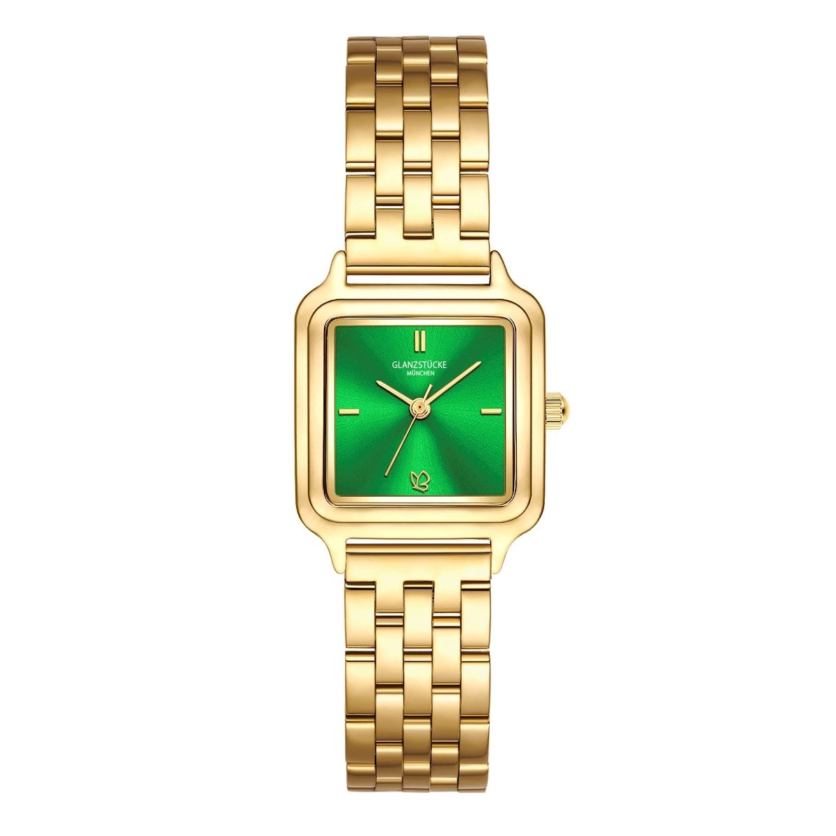 Quarzuhr gelbgold