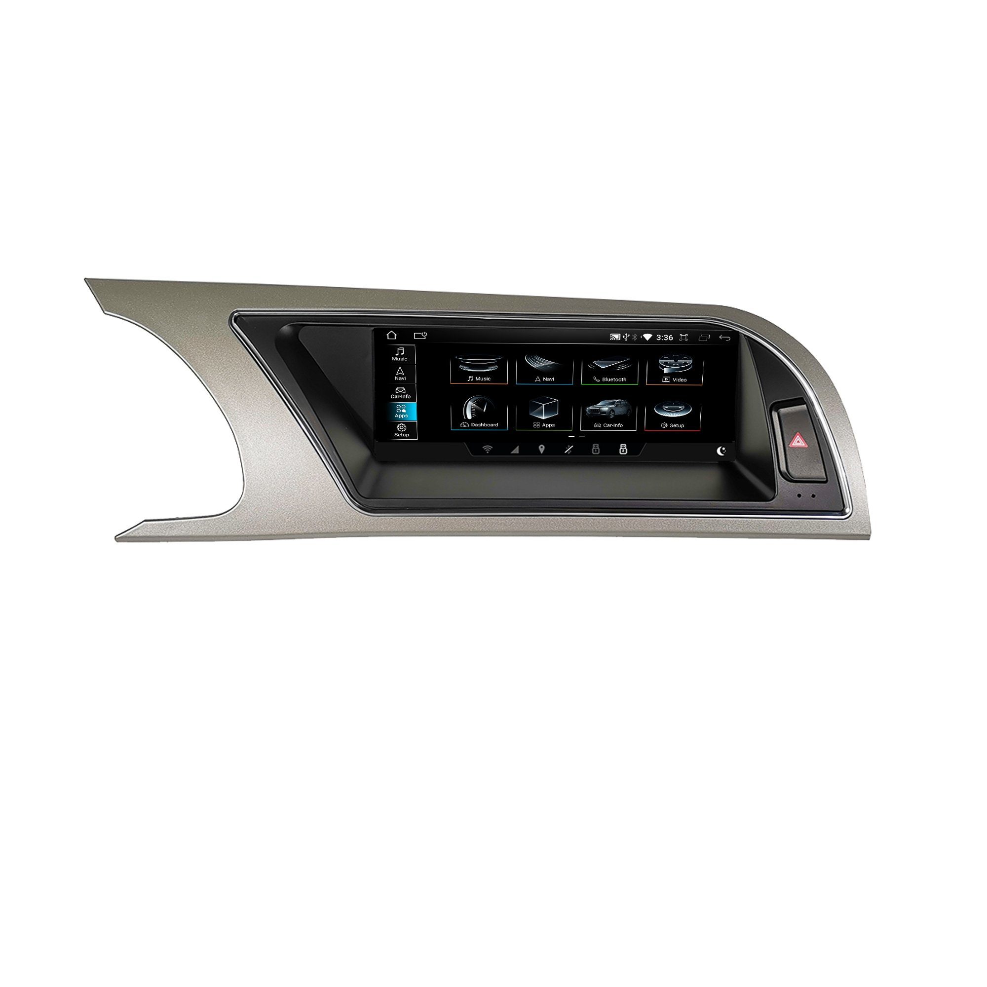 TAFFIO Für Audi A5 S5 8T 8F MMI 3G 8.8" Touchscreen Android GPS CarPlay Einbau-Navigationsgerät