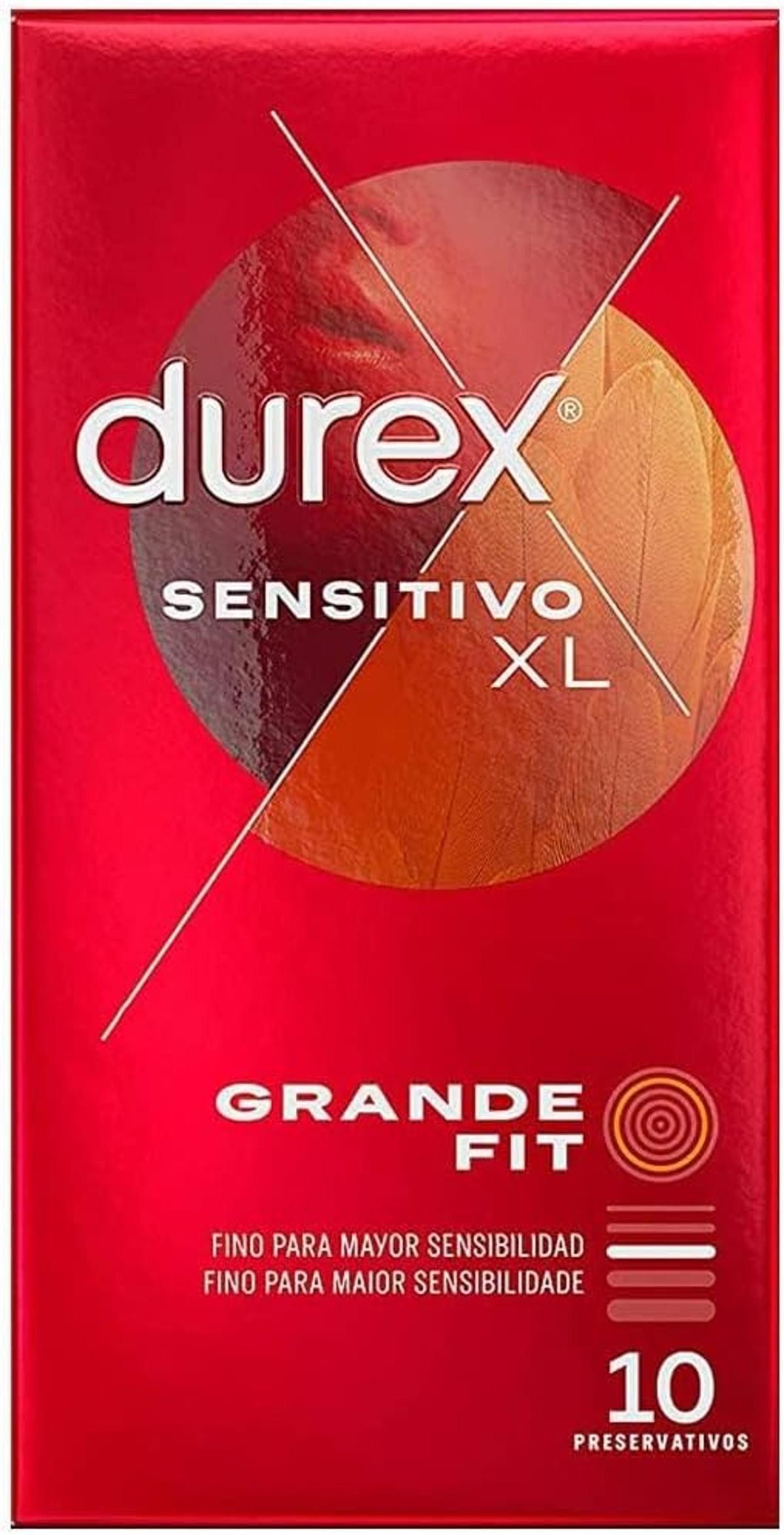 durex XXL-Kondome Durex Gefühlsecht Extra Groß Kondome XL Kondome 10 Stk.