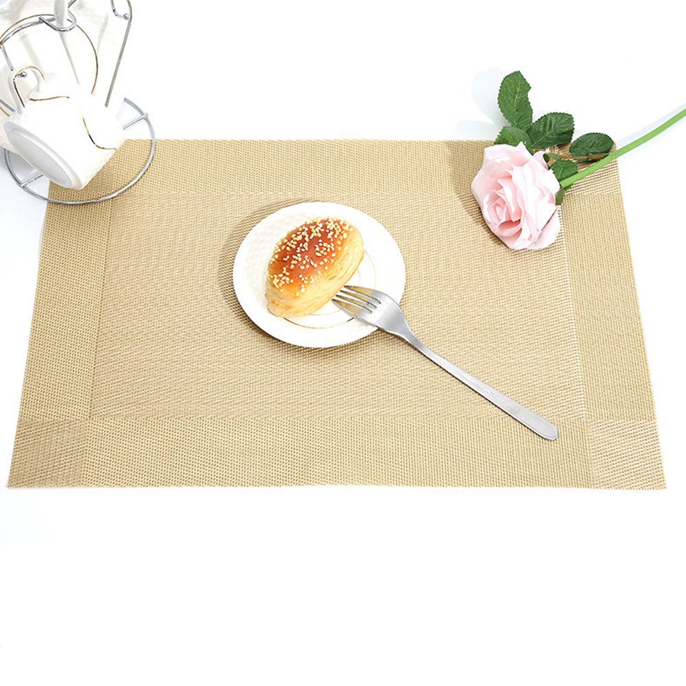 Coonoor Platzset Abwischbar Tischsets Hitzebeständig Platzdeckchen günstig online kaufen