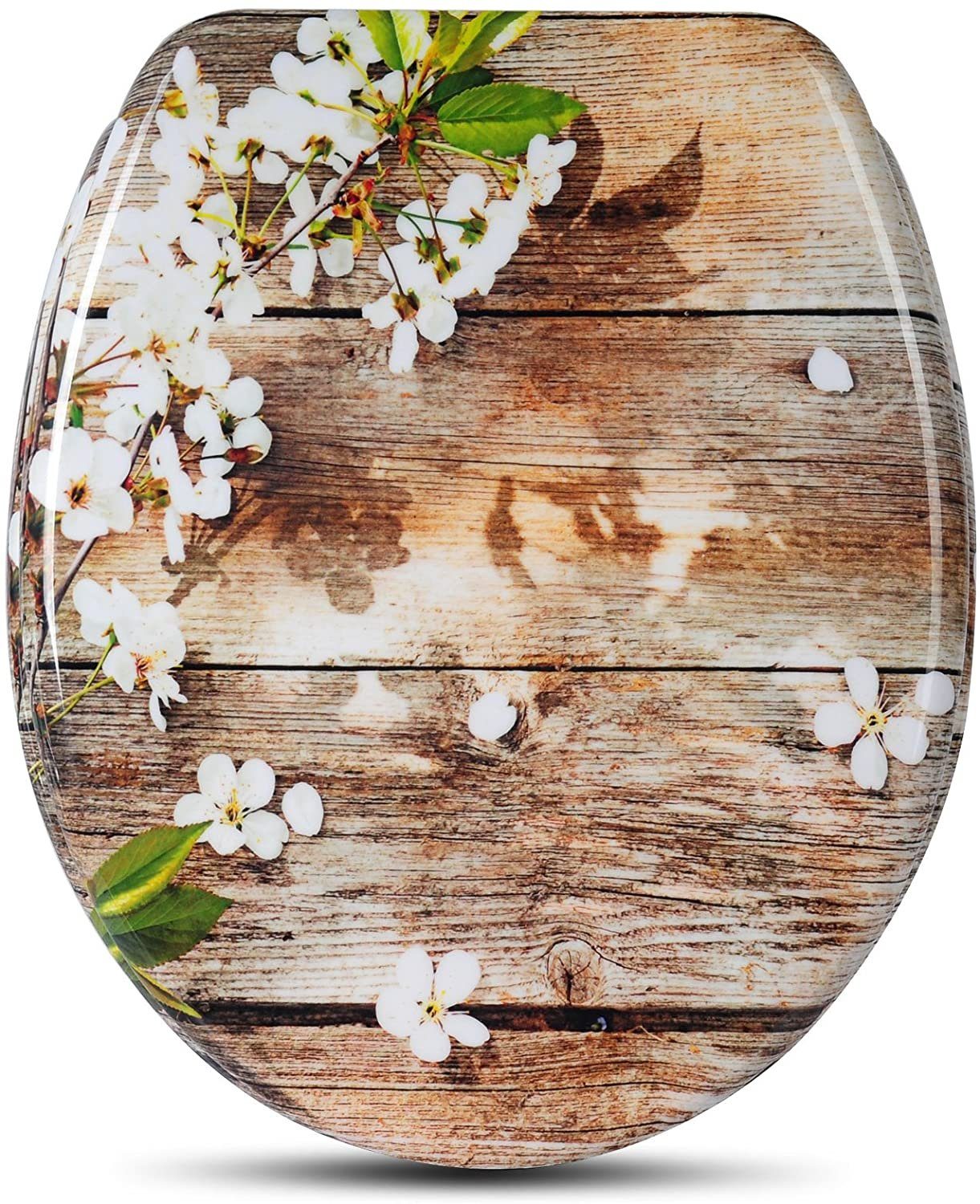 Woltu WC-Sitz (1-St), mit Absenkautomatik, Duroplast, Softclose Scharnier günstig online kaufen