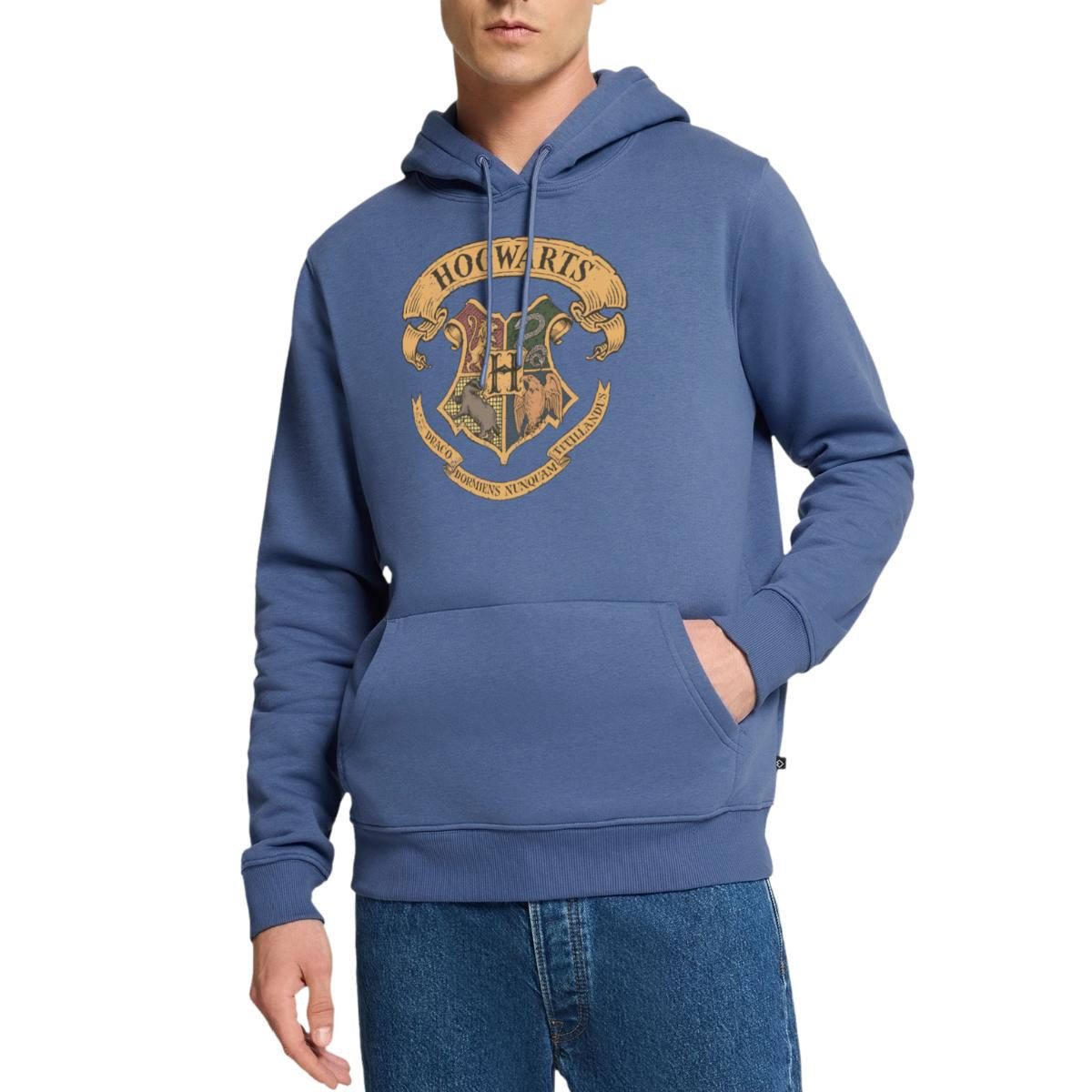 Hoodie Harry Potter Hogwarts Wappen Herren Premium Hoodie