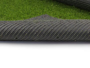 Kunstrasen WOODLAND, Primaflor-Ideen in Textil, rechteckig, Höhe: 29 mm, realistische Optik, mit Drainagefunktion, ideal für Balkon & Terrasse