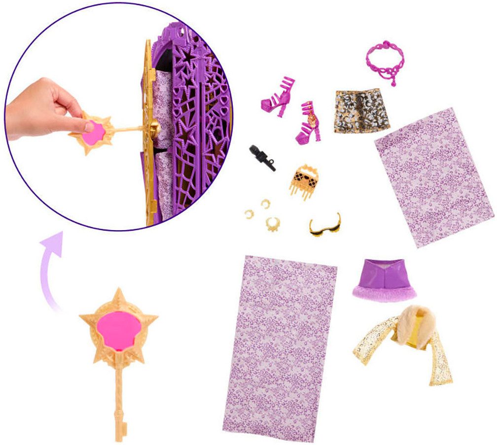 MonsterHigh™ Anziehpuppe Verborgene Schätze, Clawdeen