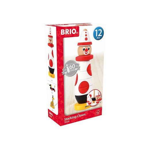 BRIO® Stapelspielzeug »Holz Steck-Clown, Edition 60. Geburtstag«