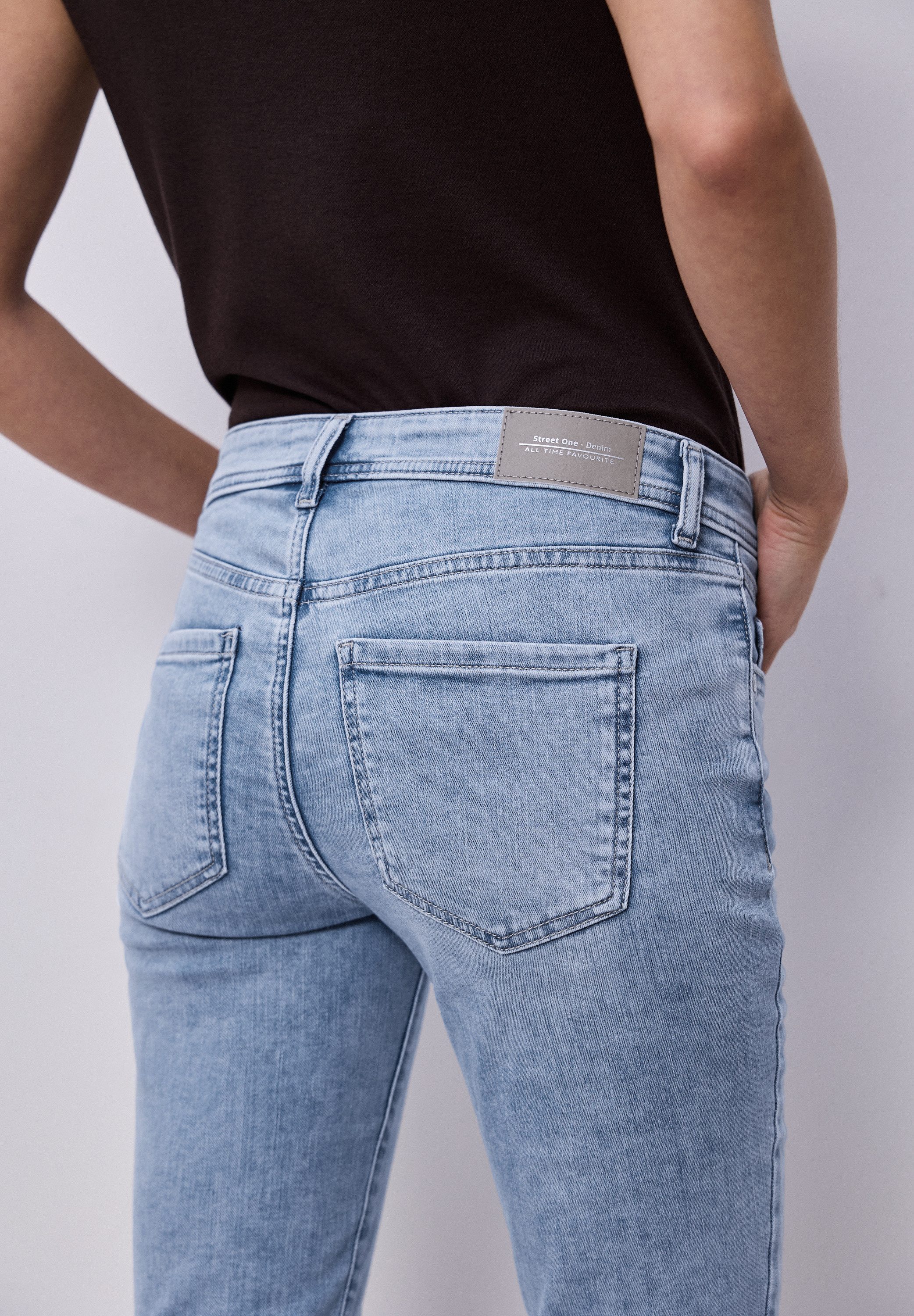 STREET ONE Slim-fit-Jeans Style York im Five-Pocket Style günstig online kaufen