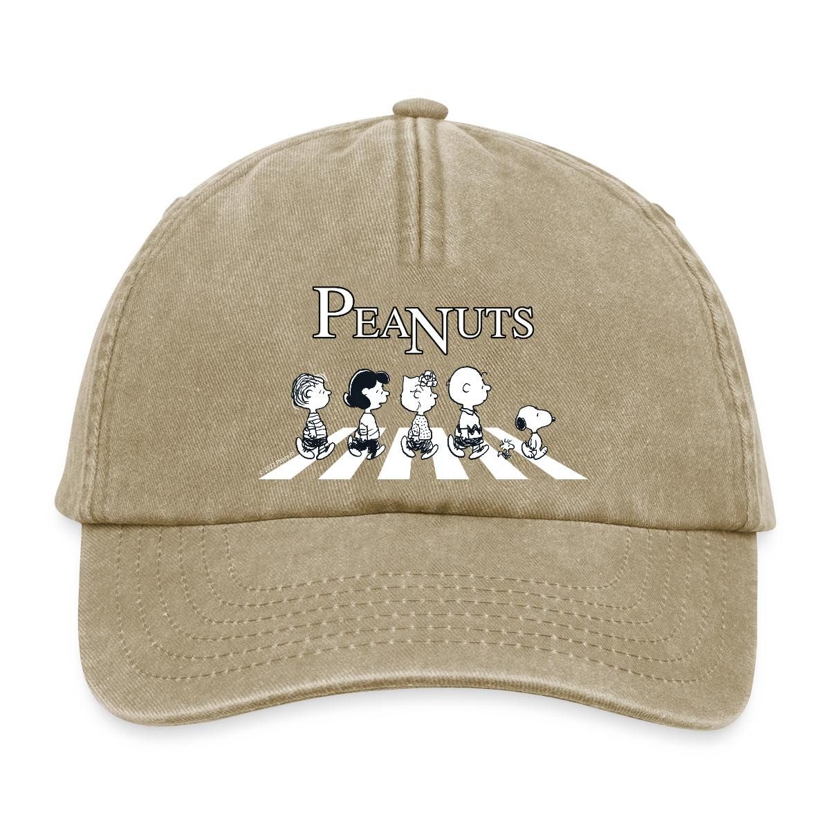 Spreadshirt Baseball Cap Peanuts Friends Abbey Road Vintage Cap (1-St)