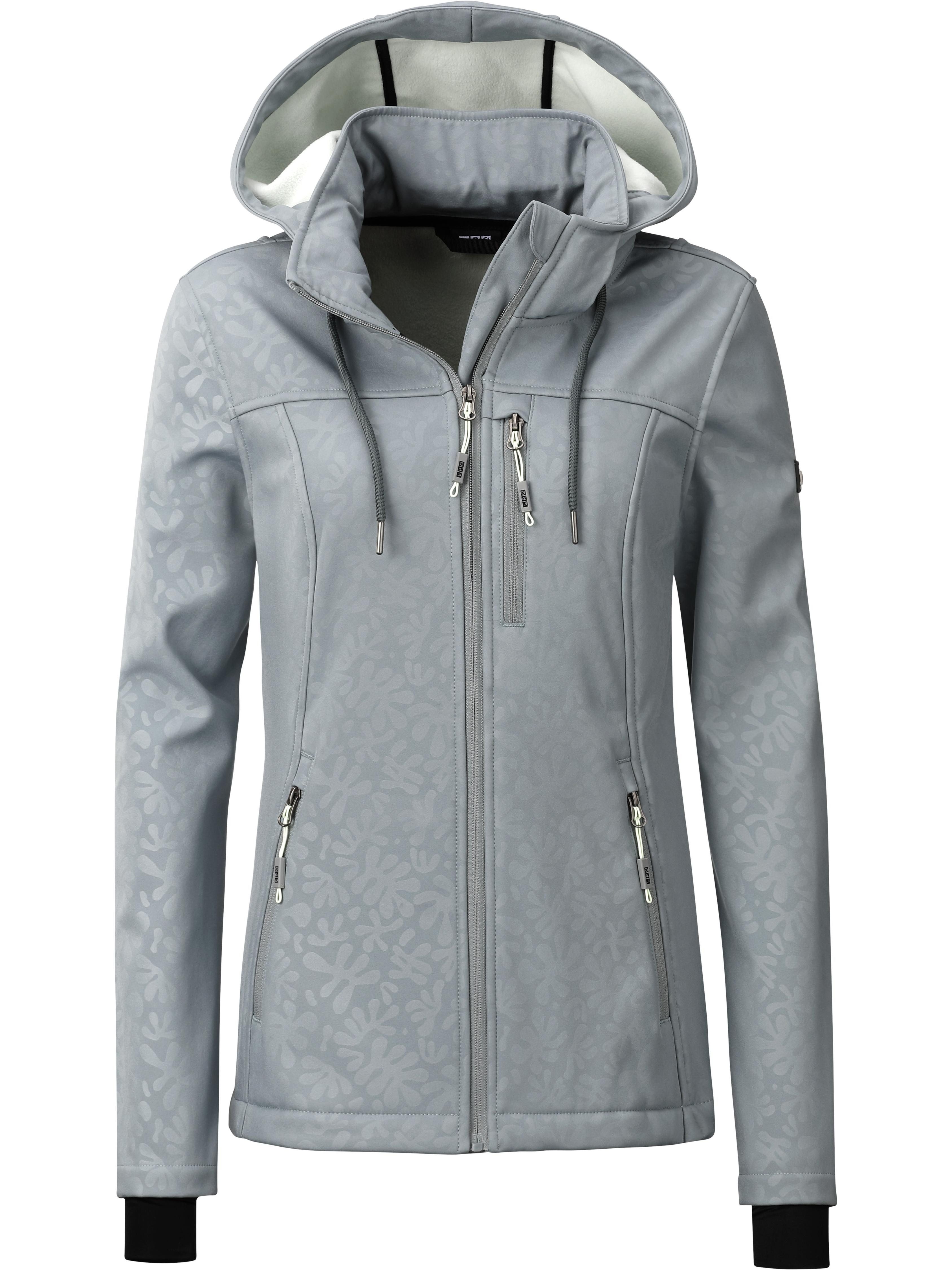 LPO Softshelljacke Softshelljacke Janice Übergangsjacke Allover-Print