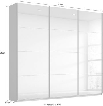 rauch Schwebetürenschrank Oteli mit Spiegelfront, inkl. Wäscheeinteilung mit 3 Innenschubladen