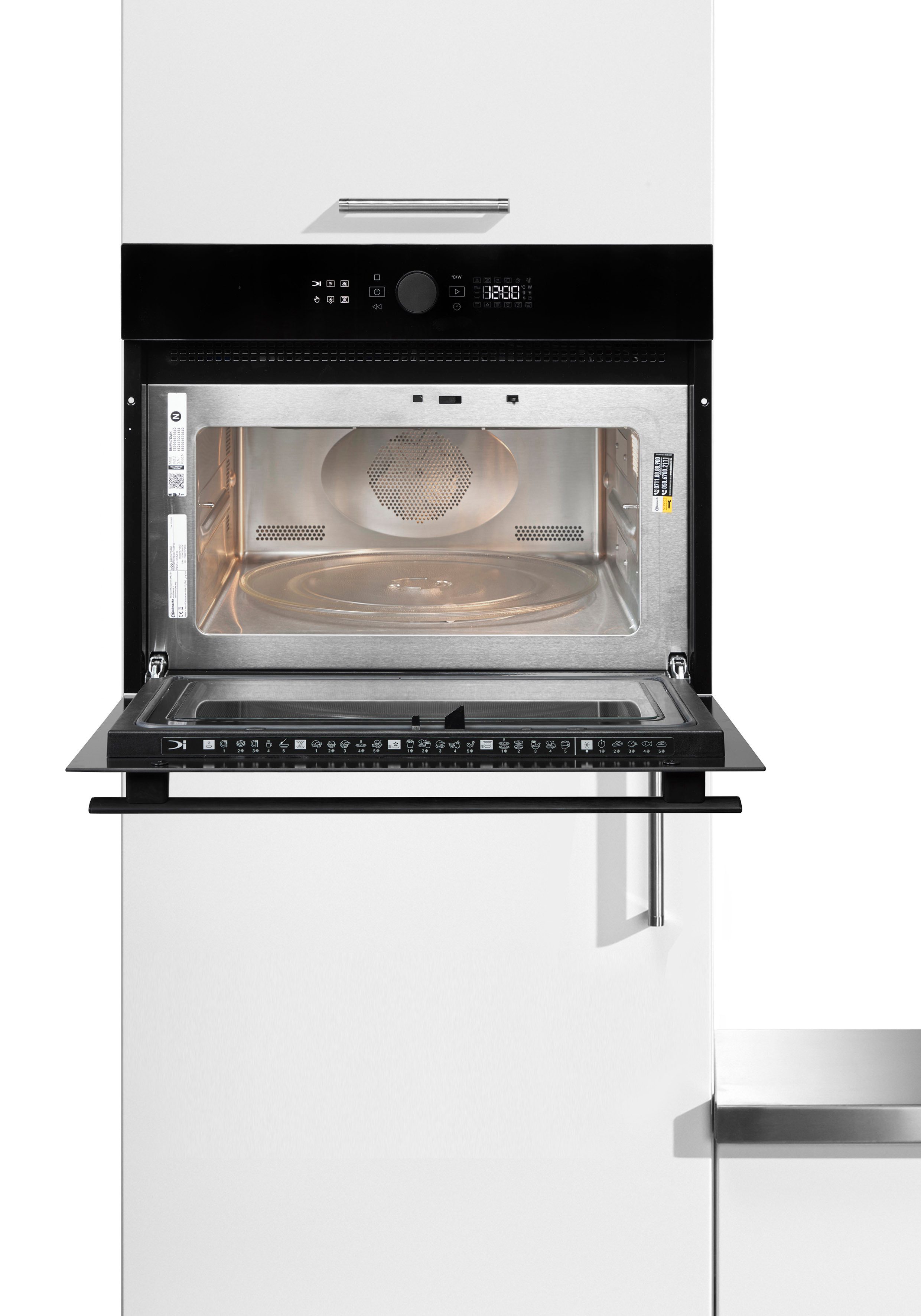 BAUKNECHT Backofen mit Mikrowelle BMW47DMK, Backofen und Mikrowelle mit Crisp & CrispFry-Funktion