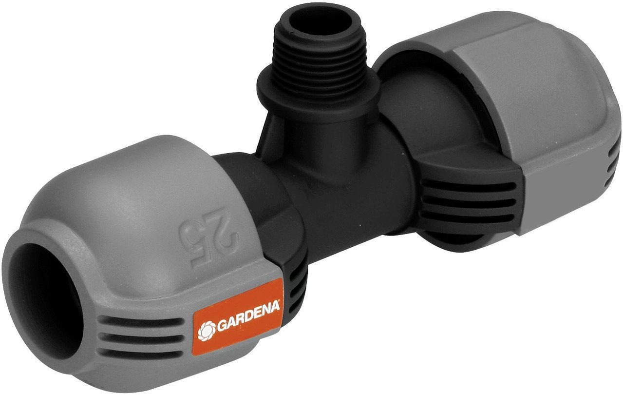 GARDENA Entwässerungsventil Gardena T Stück für Sprinkler 25 mm x 1/2