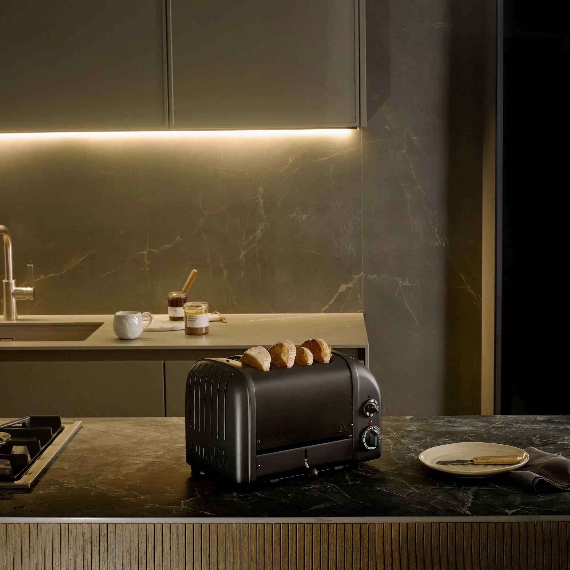 Dualit Toaster Dualit Classic 4er-Toaster Stealth