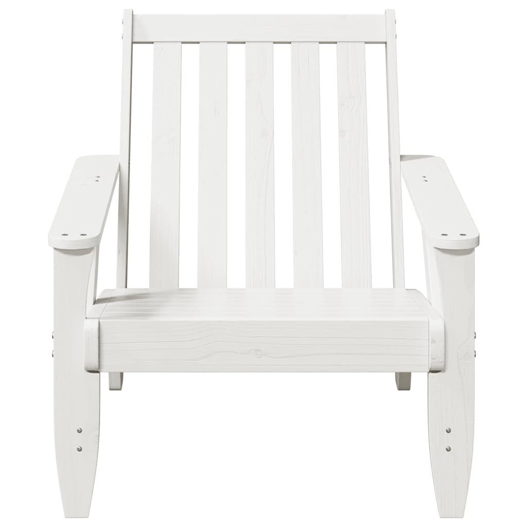 vidaXL Gartenstuhl Adirondack-Gartenstuhl Weiß 75x77x77 cm günstig online kaufen