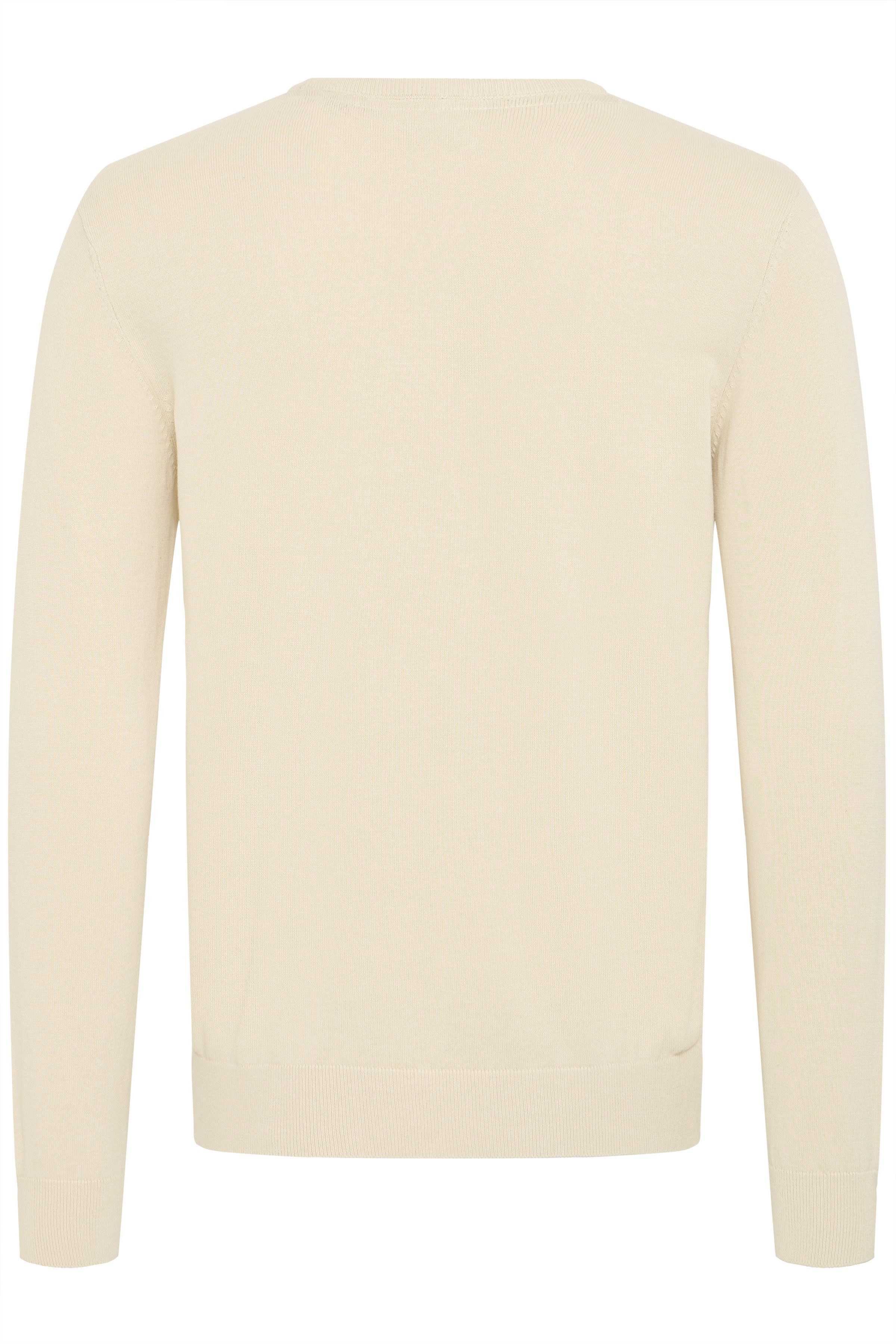 Blend Strickpullover BHBRAY CREW KNIT mit Rundhalsausschnitt, aus Baumwolle, Regular Fit, Langarm, unifarben