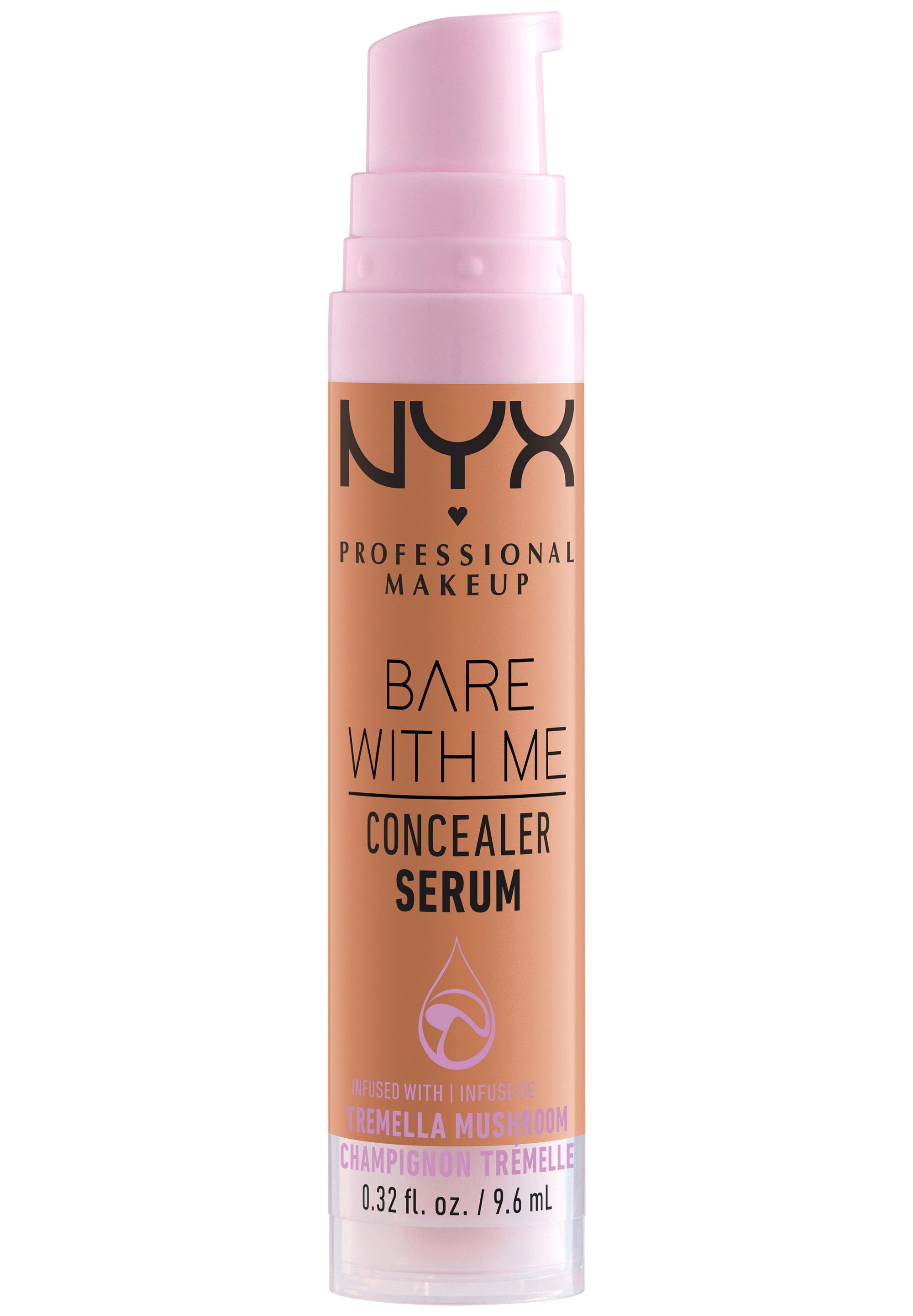 NYX PROFESSIONAL MAKEUP Concealer Bare With Me Concealer Serum, mittlere Deckkraft, kaschiert, rote oder entzündete Hautstellen