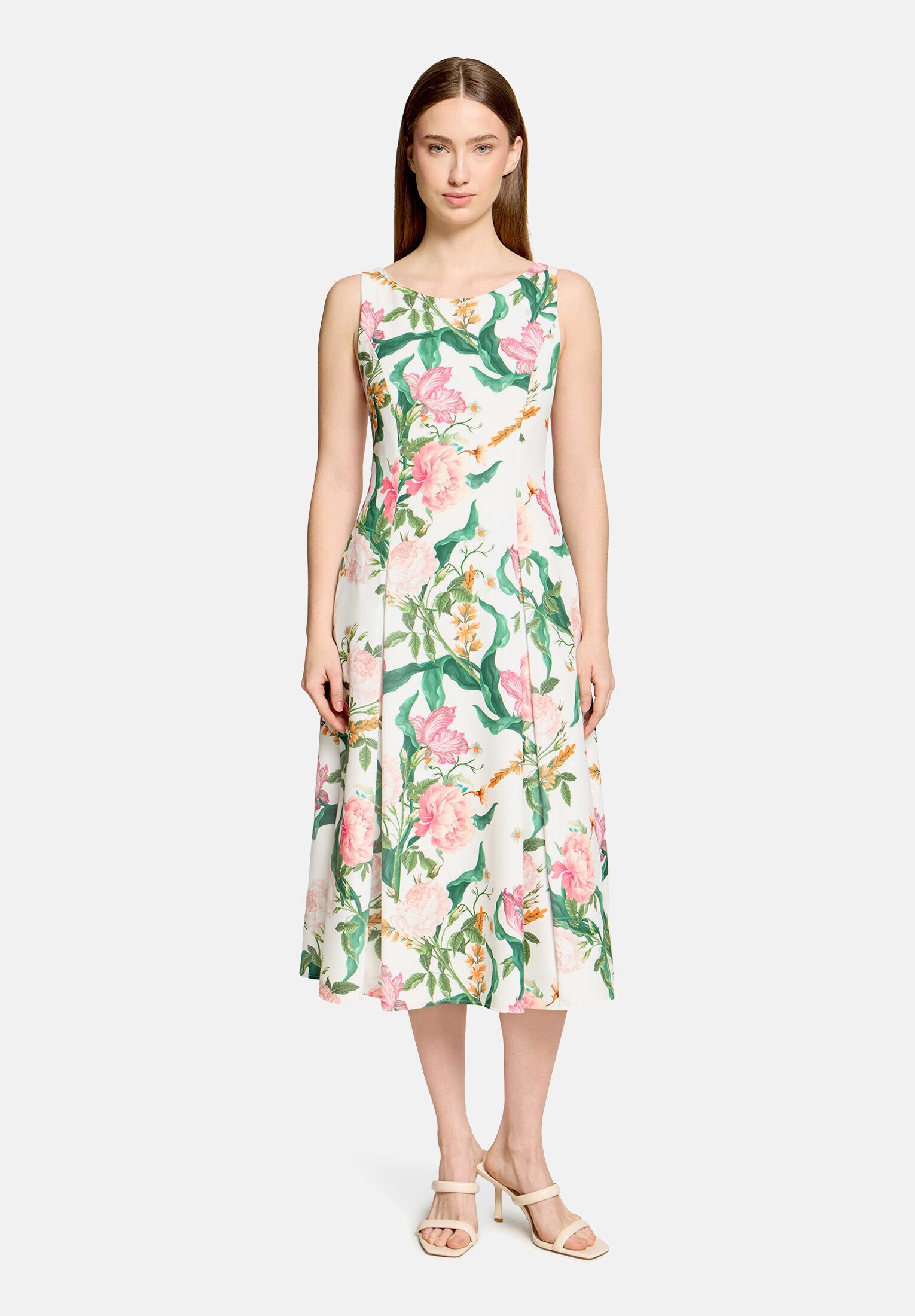 Vera Mont Sommerkleid Damen mit Kellerfalten