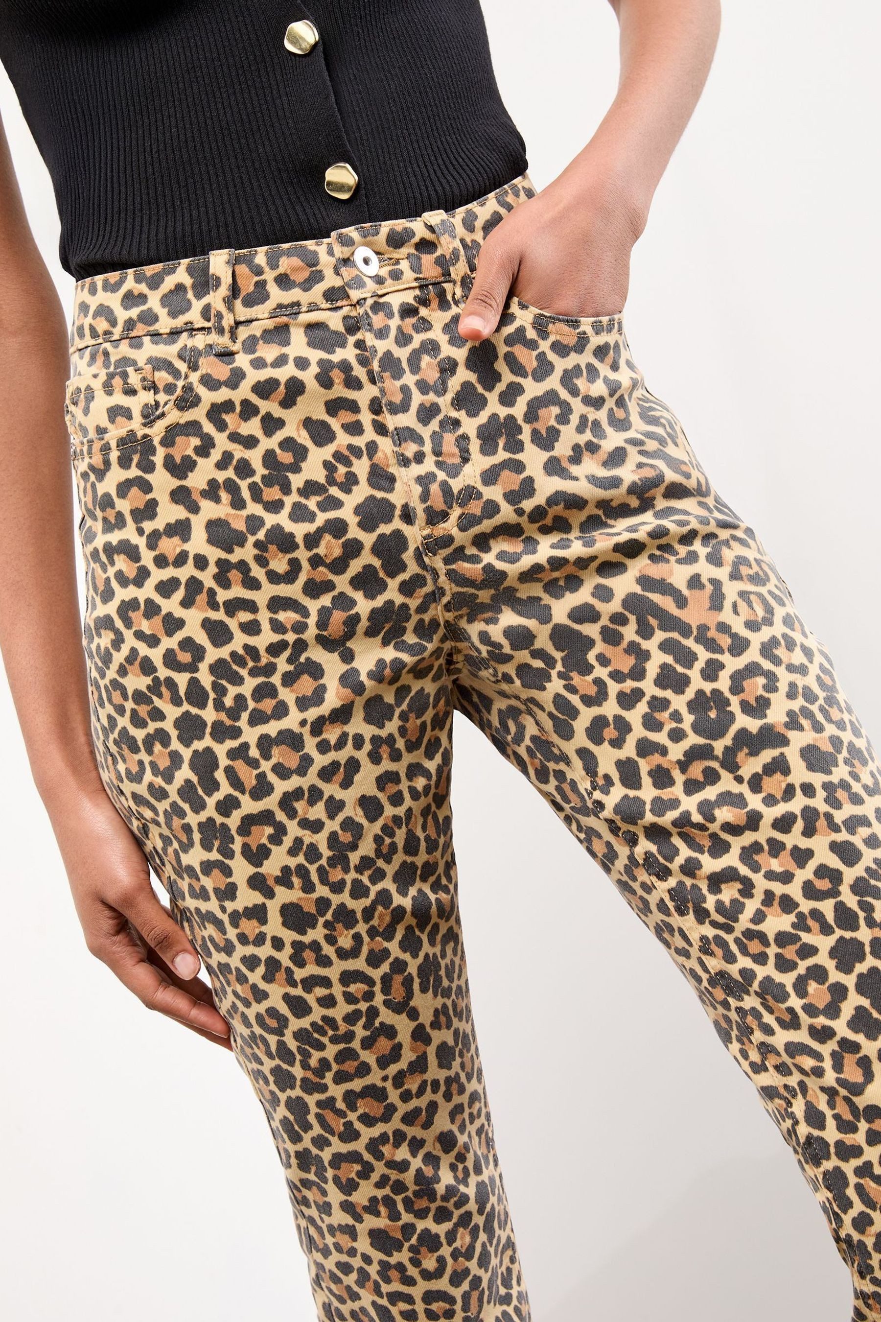 LIPSY Taillenjeans Lipsy Hochbund-Jeans mit geradem Bein, Regular (1-tlg)