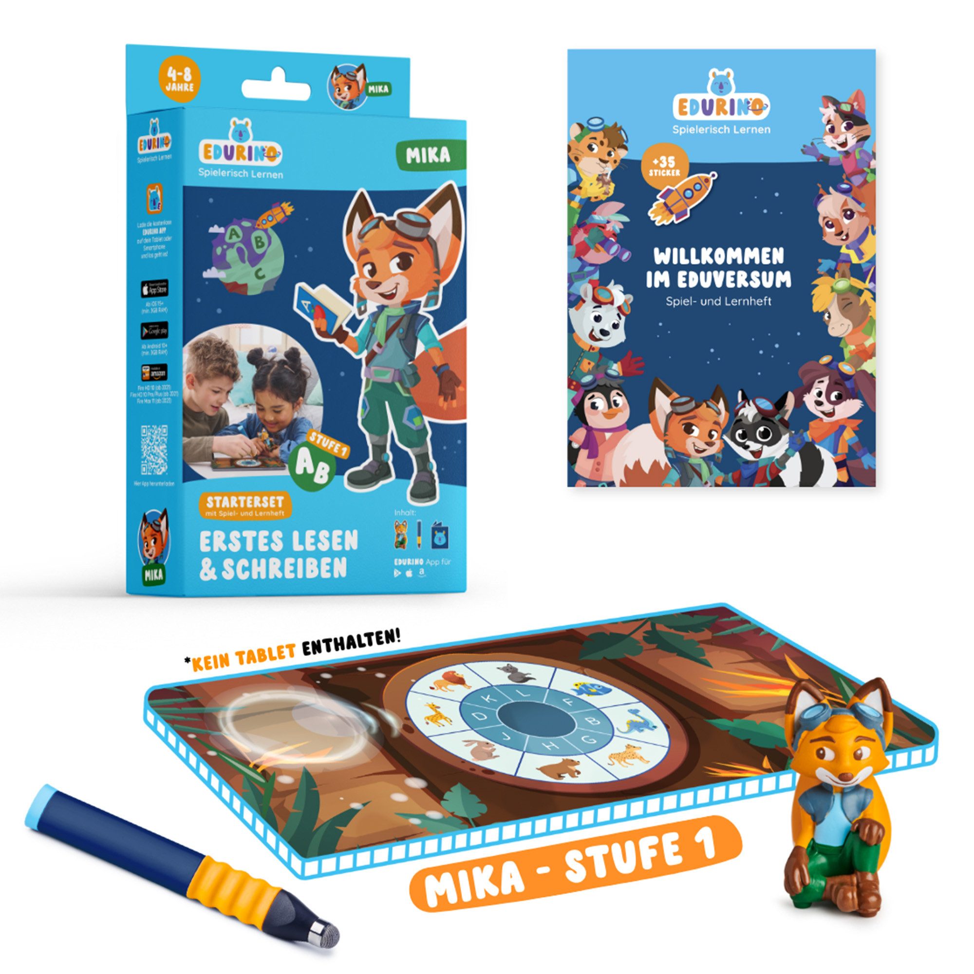 Edurino Lernspielzeug Bundle - Lernfigur Mika Erstes Lesen & Schreiben EXKL günstig online kaufen