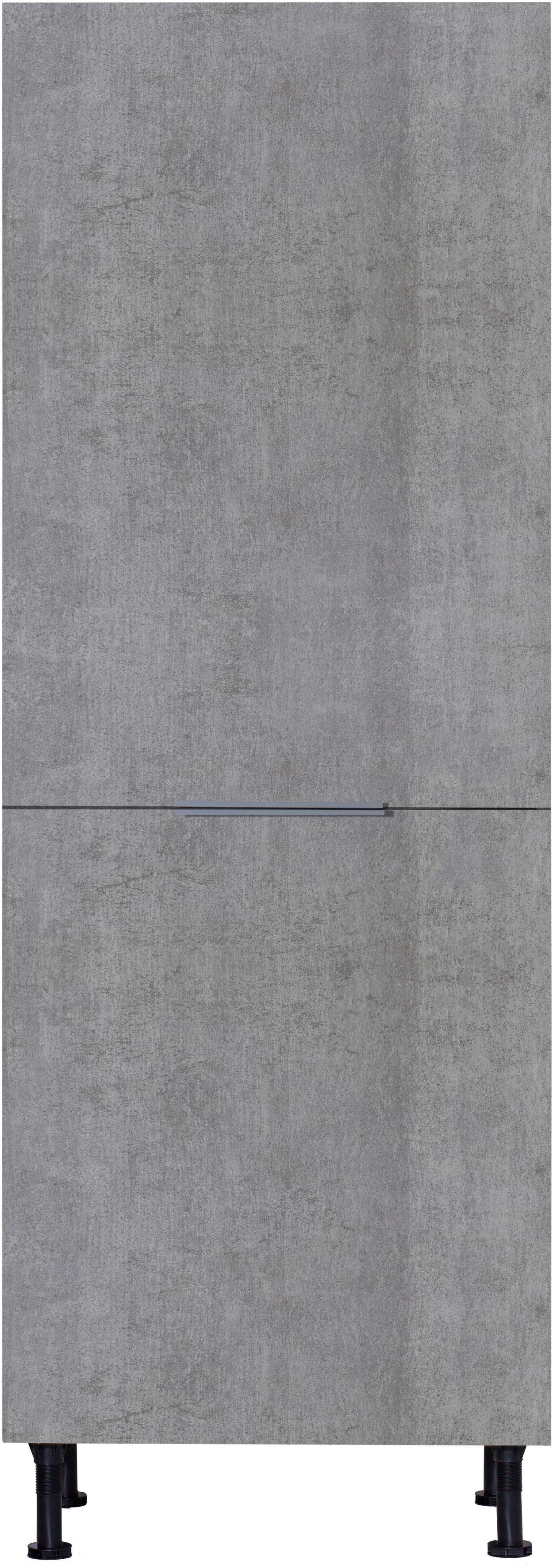 Kühlumbauschrank OPTIFIT | betonfarben Tara betonfarben