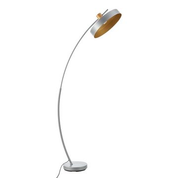 lux.pro Stehlampe, »Stafford« Bogenleuchte 159cm hoch 1xE27 Grau