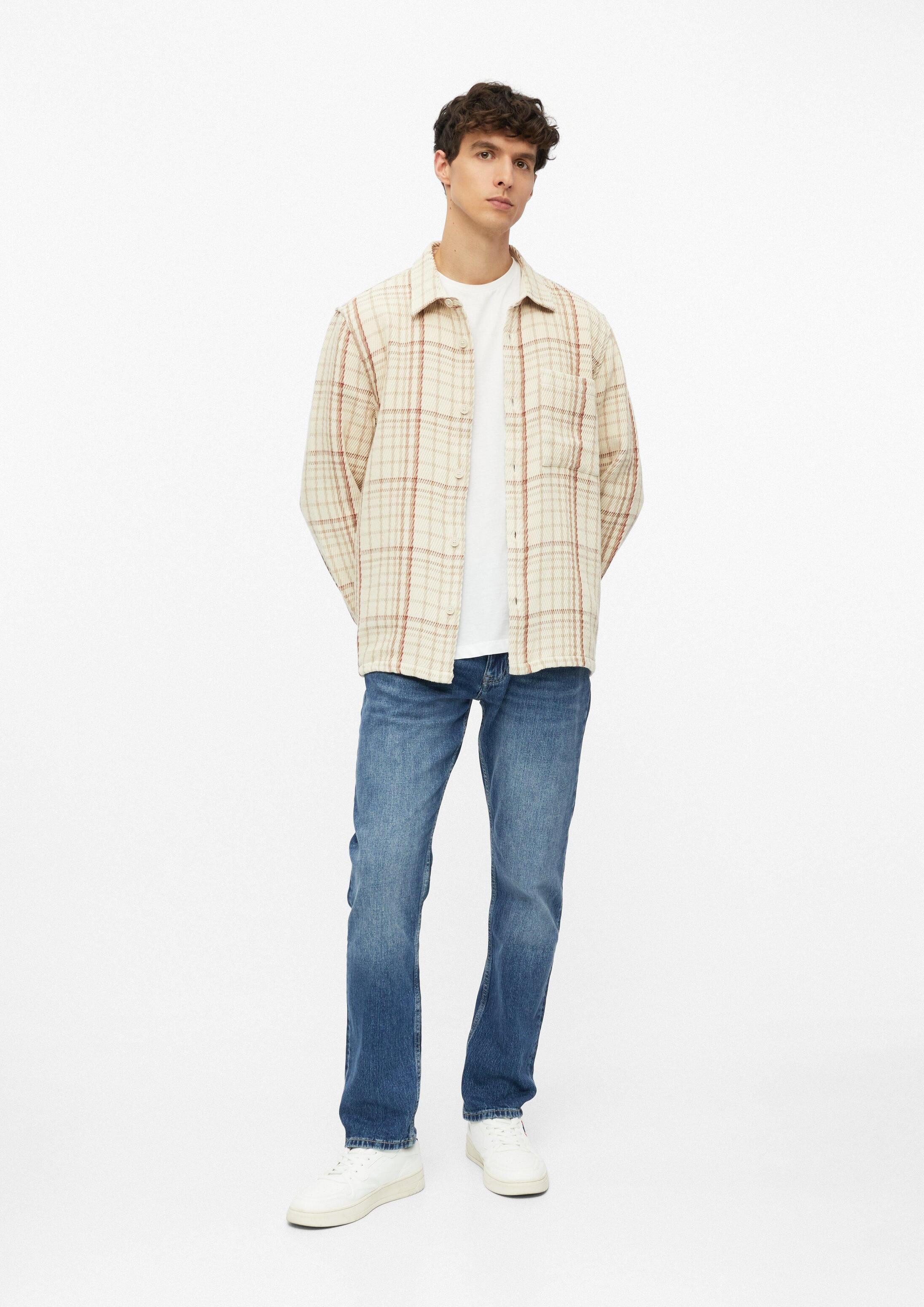 s.Oliver Hemdjacke Hemd Strukturiertes Karo-Overshirt mit Brusttasche – Bild 5 von 5