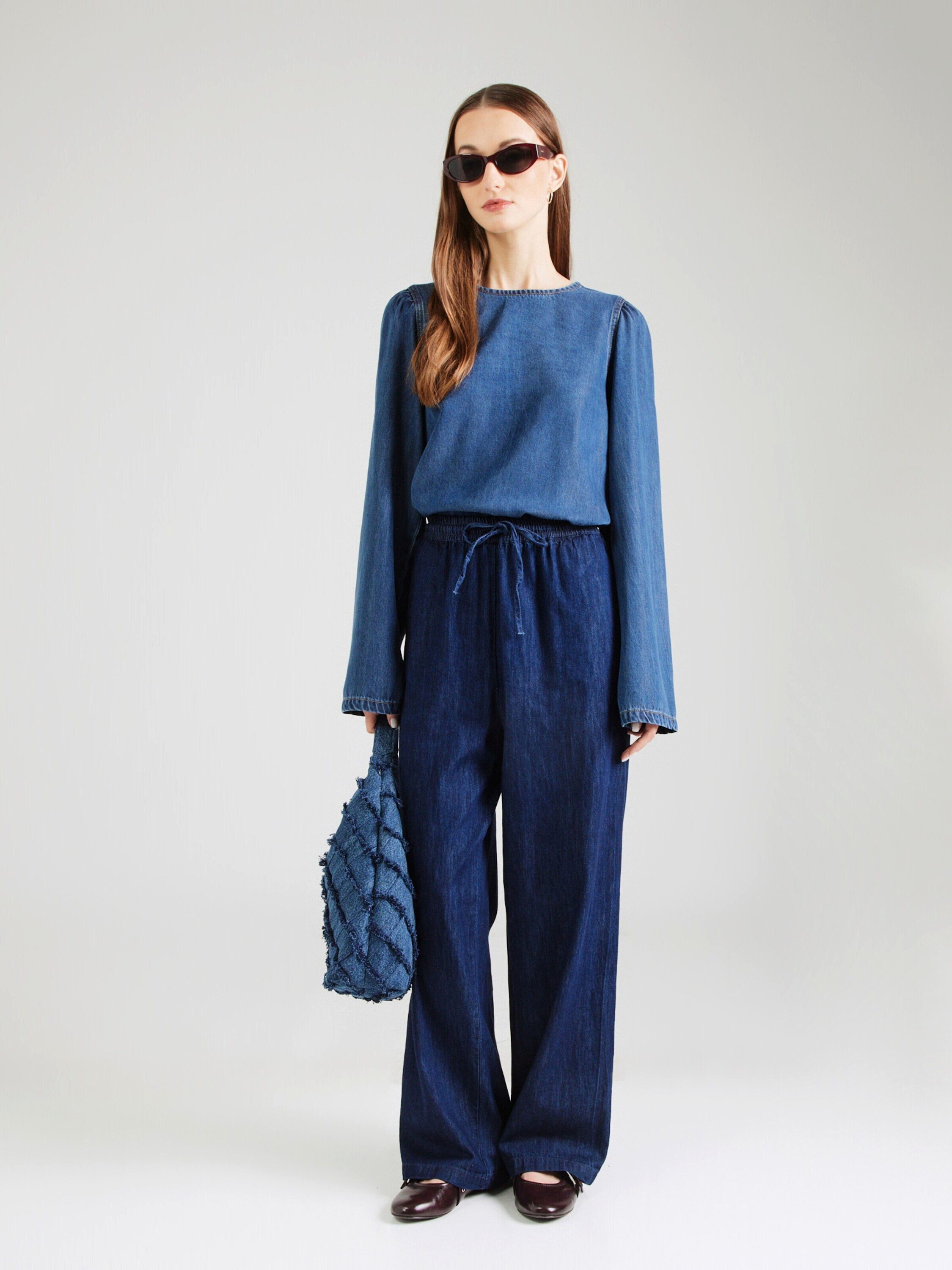 ONLY Loose-fit-Jeans ONLAMARI TIZANA (1-tlg) Drapiert/gerafft