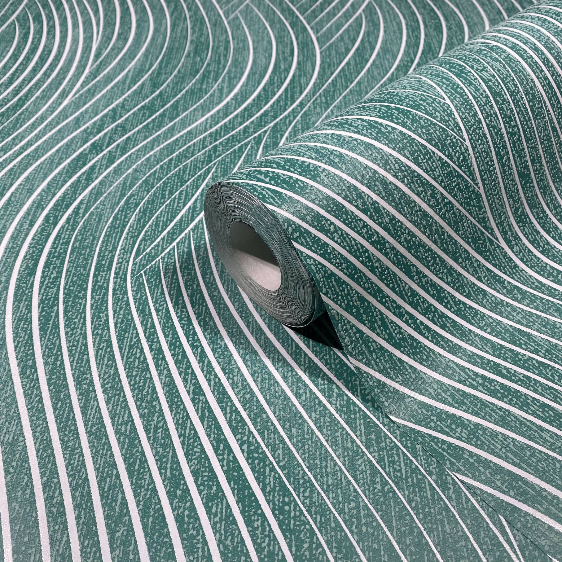 Marburg Vliestapete Tapete Wavy Stripes, geprägt, geometrisch, moderne Vlie günstig online kaufen