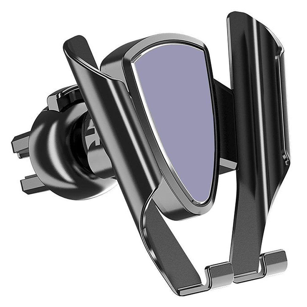 Hurtel Universal Handyhalterung Lüftungshalter Schwerkrafthalter, Smartphones von 4,7 bis 7 Zoll, Lüftungsgitter im Auto, (Spar-Set, 1-tlg., 4,7-7 Zoll universell), Schwerkraft-Automatik, Lüftungsclip, Einhandbedienung