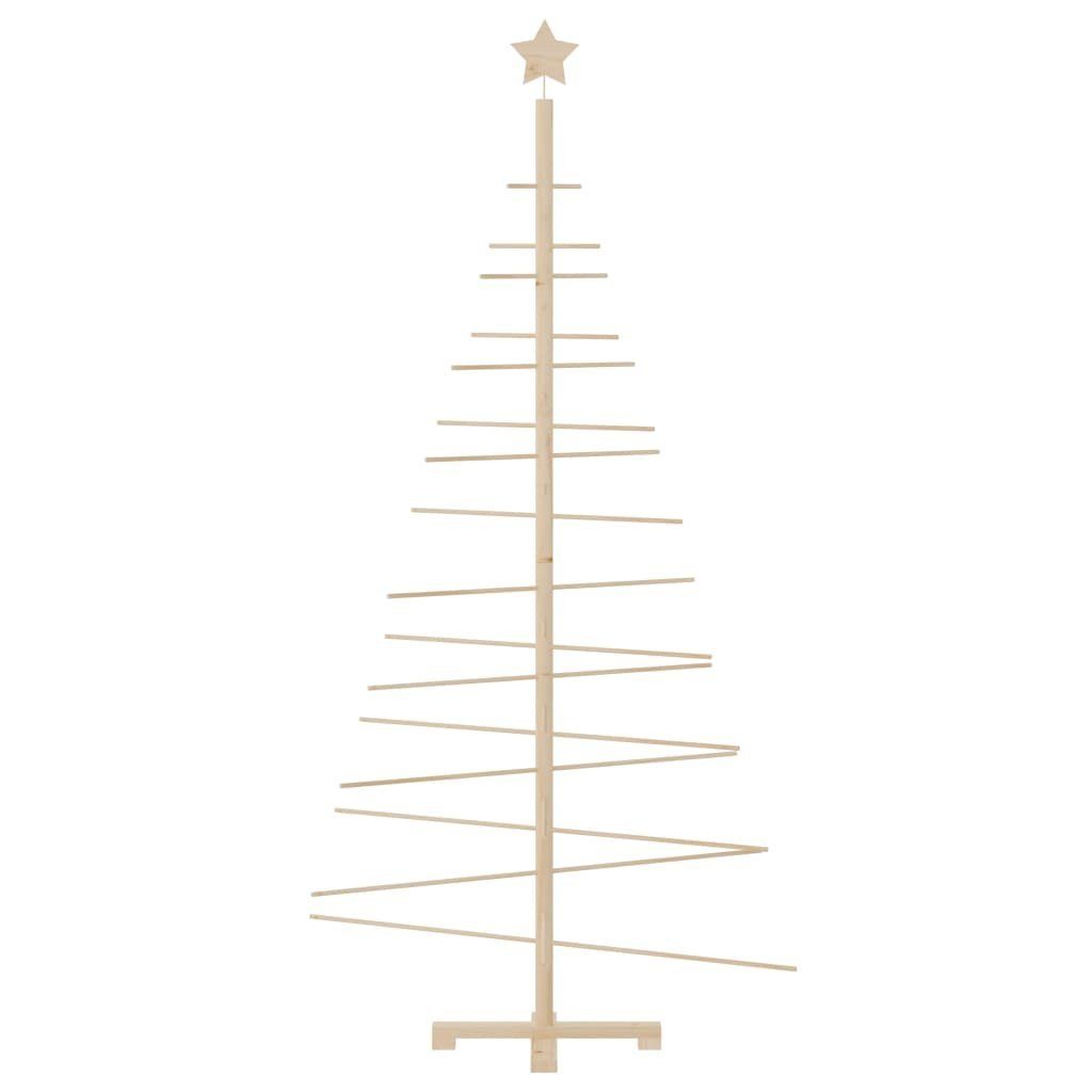 vidaXL Künstlicher Weihnachtsbaum 180 cm Weihnachtsbaum Holz zum Schmücken 180 cm Massivholz Kiefer