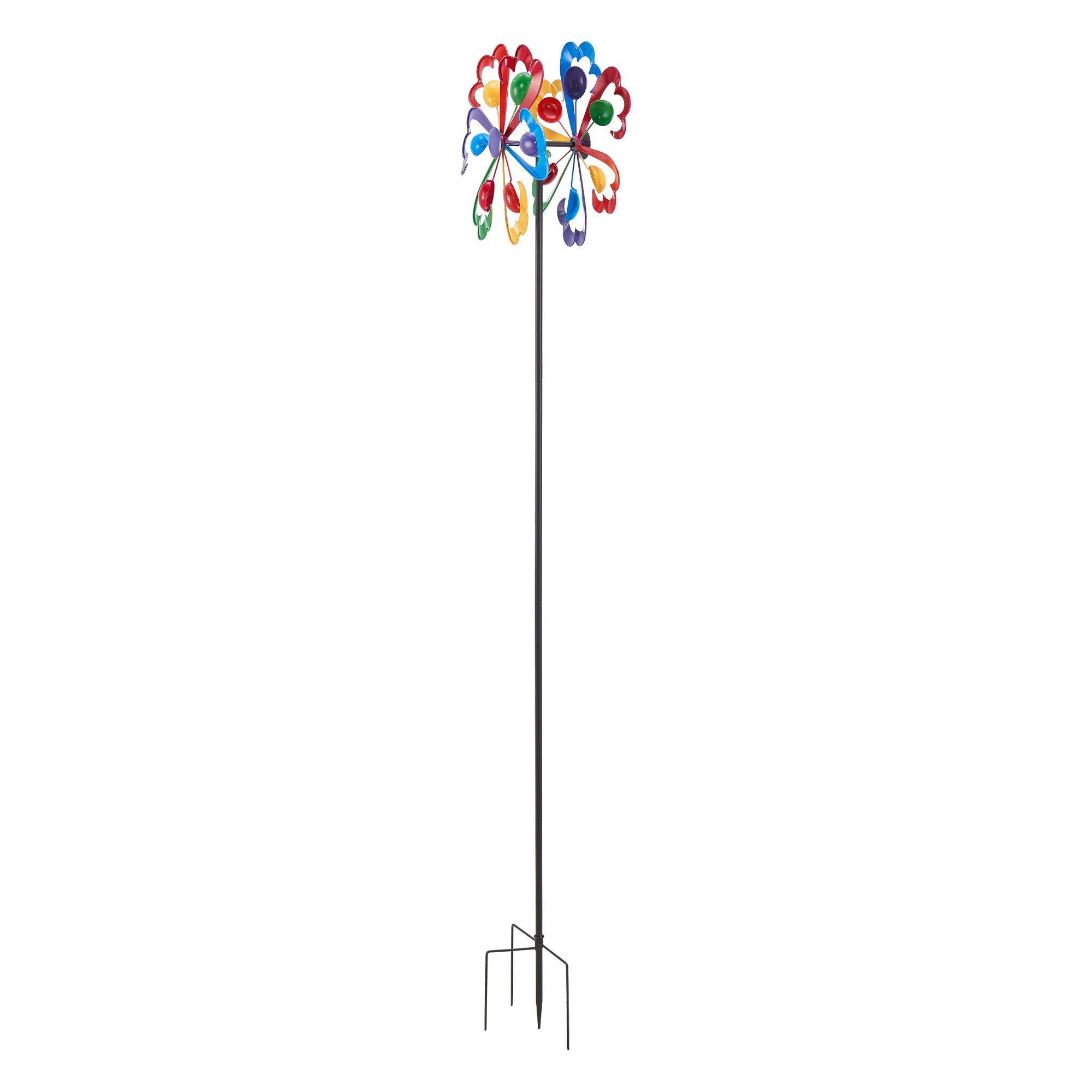 casa.pro Deko-Windrad, »Bindal« Windspiel Gartenpflock outdoor günstig online kaufen