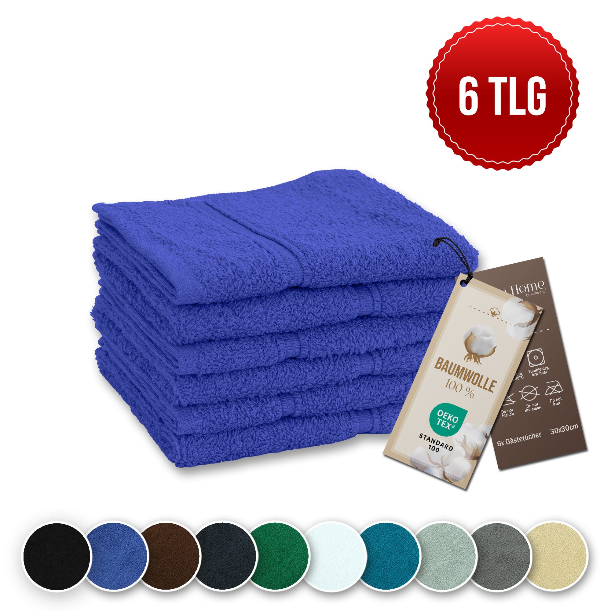 Veluna Home Gästehandtücher 30x30 cm Premium günstig online kaufen