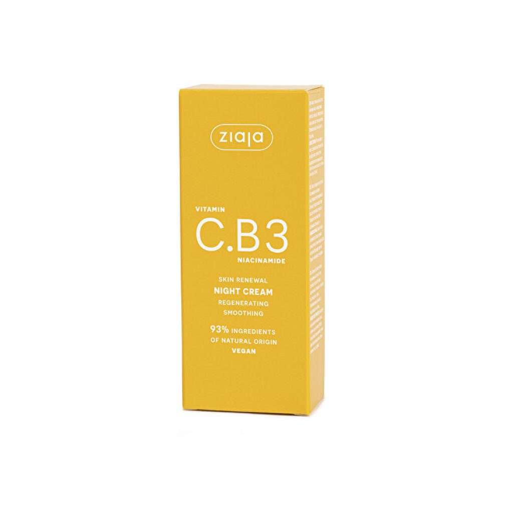 Ziaja Nachtcreme Vitamina C B3 Niacinamida Crema Facial De Noche Regeneradora 50ml