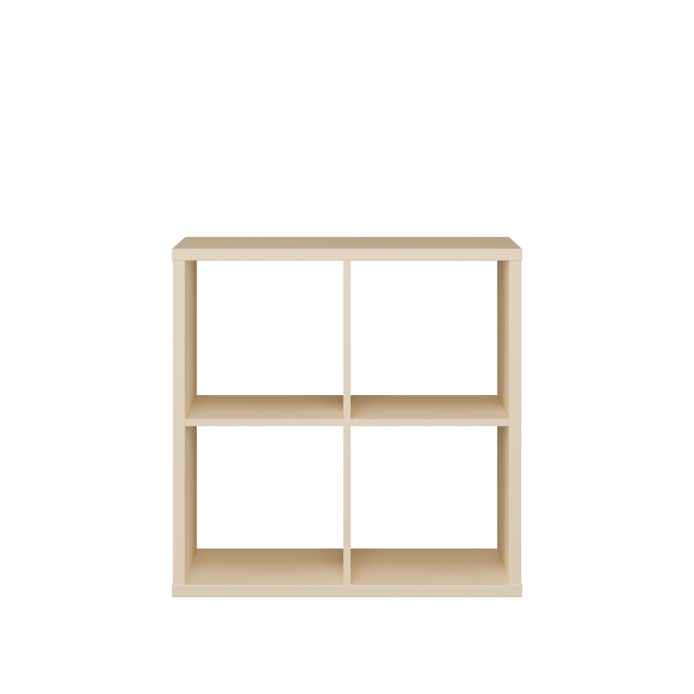 PREISBRECHER Regal MAURO, in Buttergelb - 72,7x72,8x32,9cm (BxHxT)