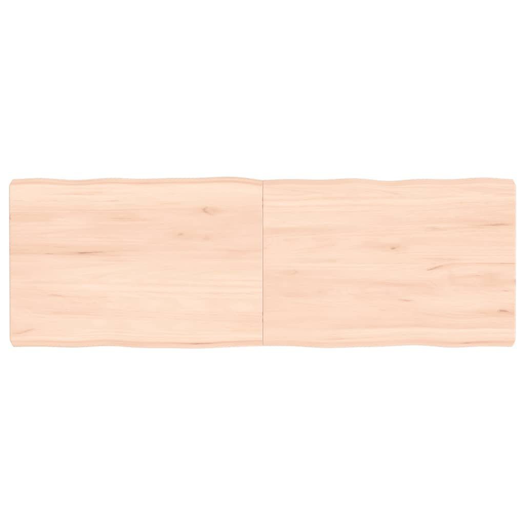 furnicato Tischplatte cm Massivholz Unbehandelt Baumkante 120x40x(2-6)