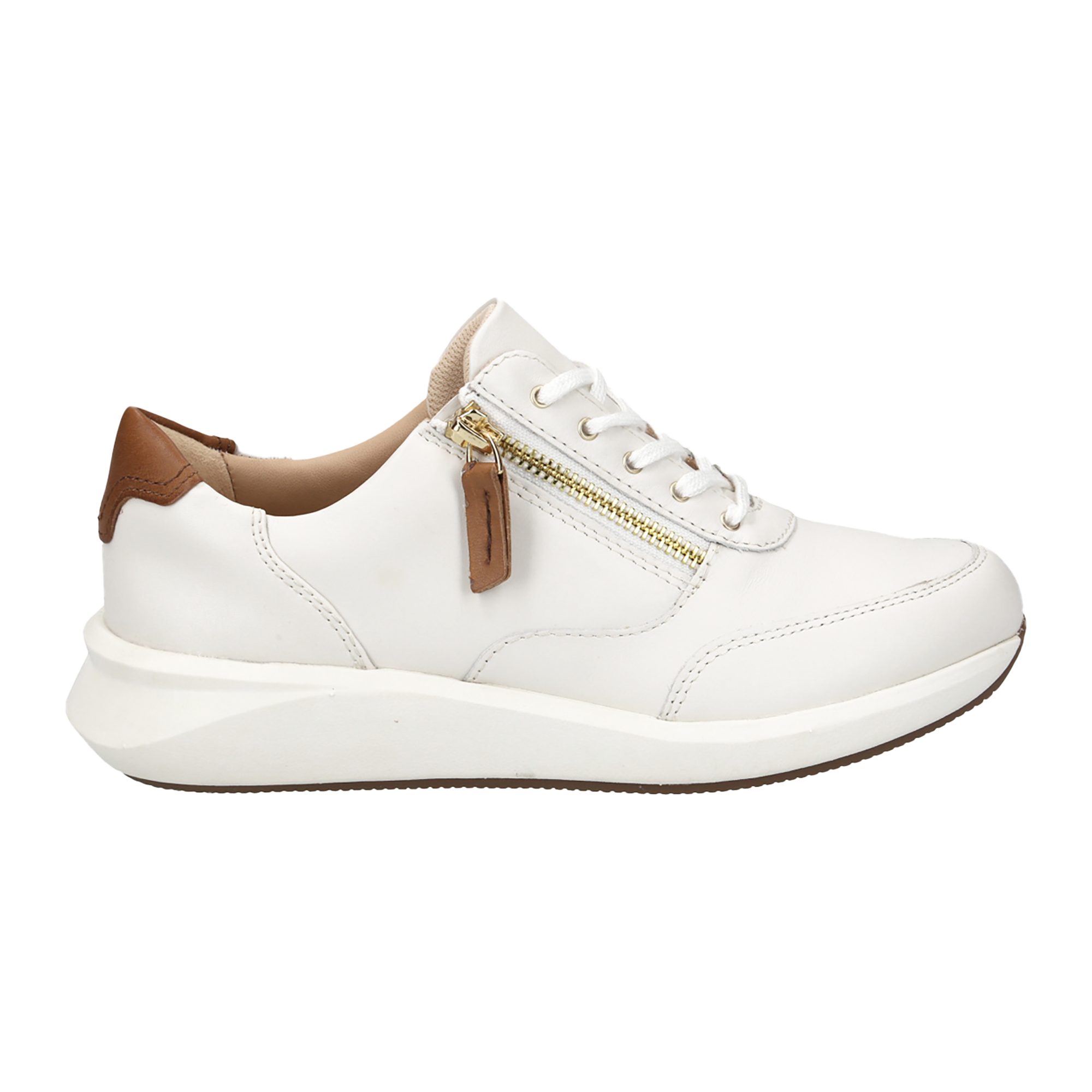 Clarks Clarks Un Rio Zip 26167372 4, Sneaker, Weiß, Damen Sneaker günstig online kaufen