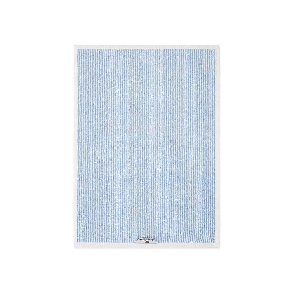 Lexington Badetücher Handtuch Orignal Weiß Blau gestreift (30x50cm)
